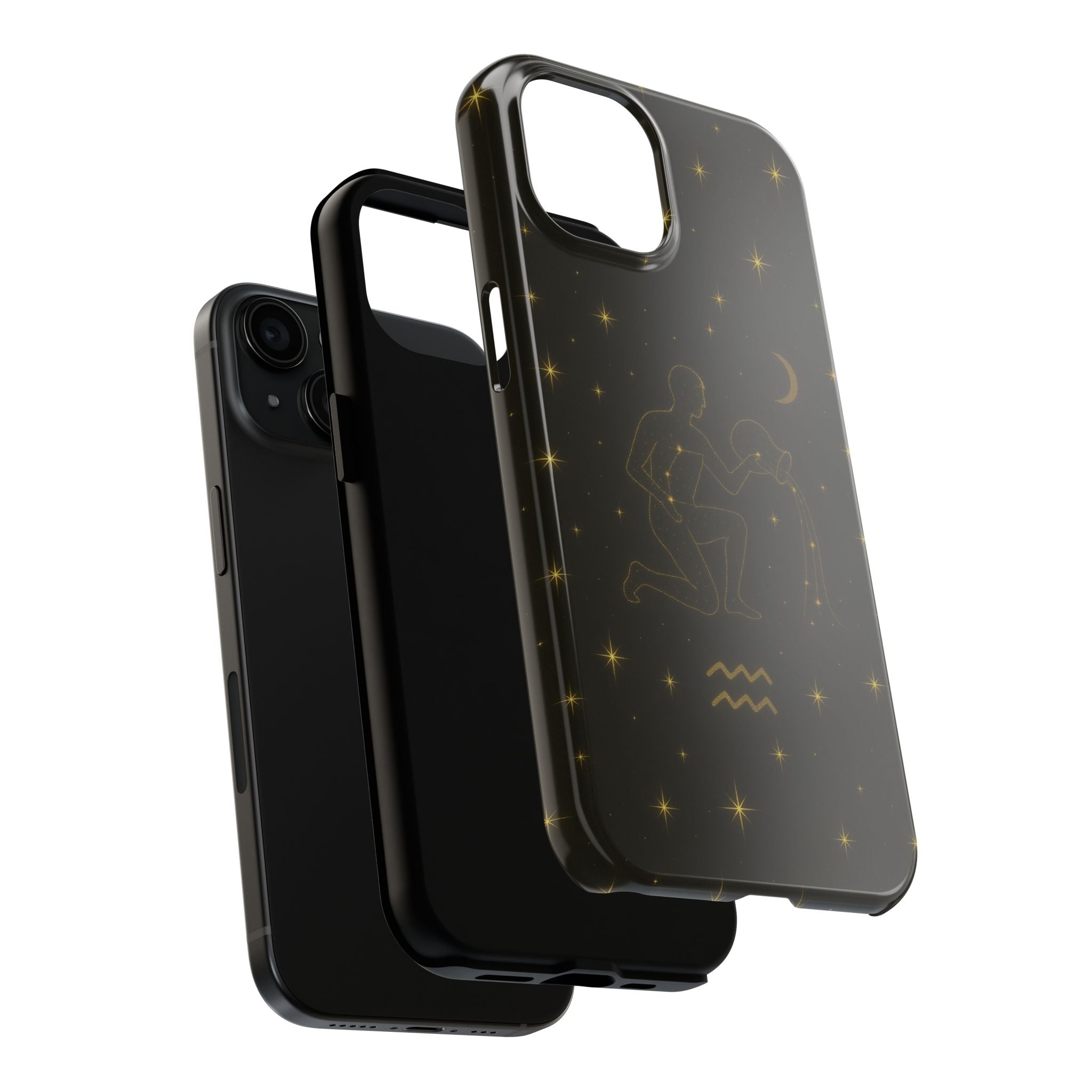 Aquarius Constellation Tough Phone Case — Zodiac Water-Bearer Astrology Design