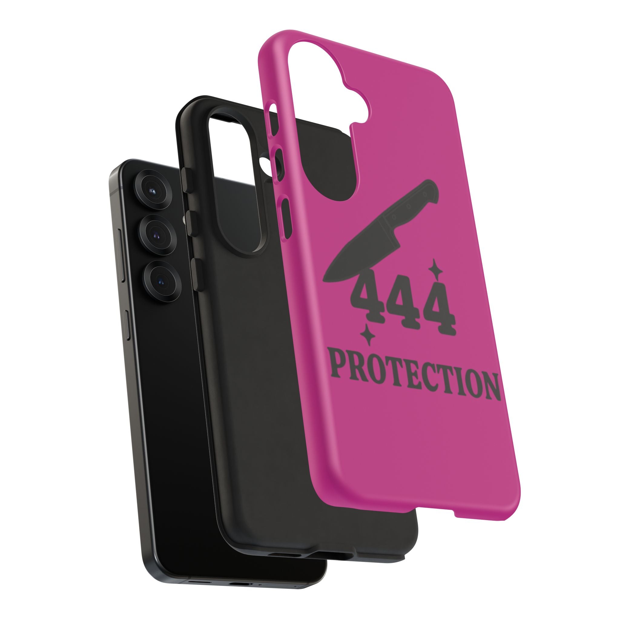 Black & Pink 444 Protection Phone Case