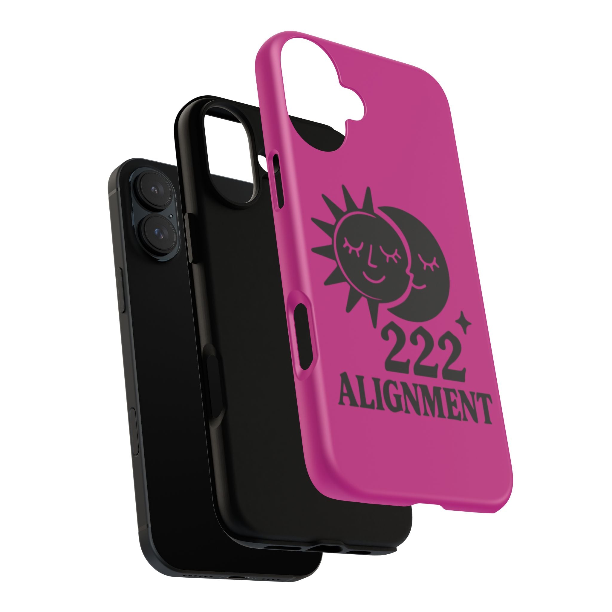 Black & Pink 222 Alignment Phone Case
