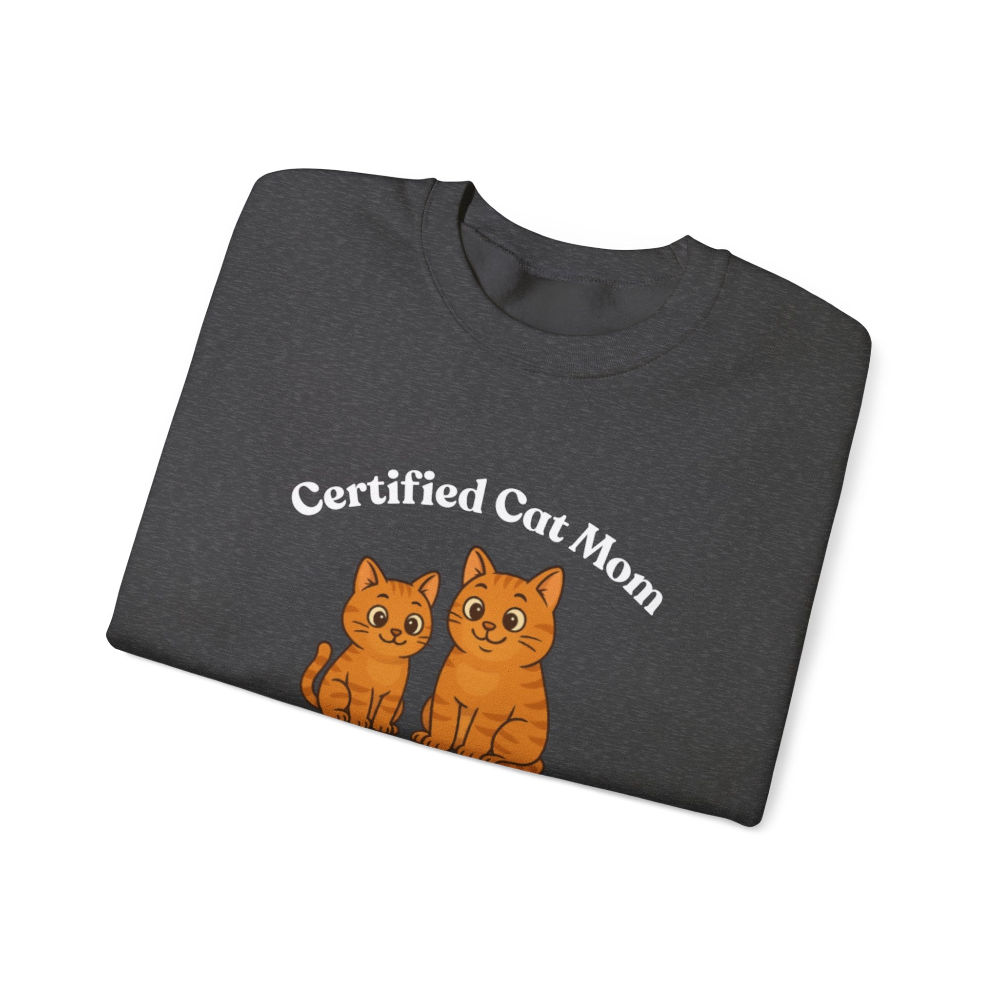 Custom Pet Sweatshirt — "Certified Cat Mom"