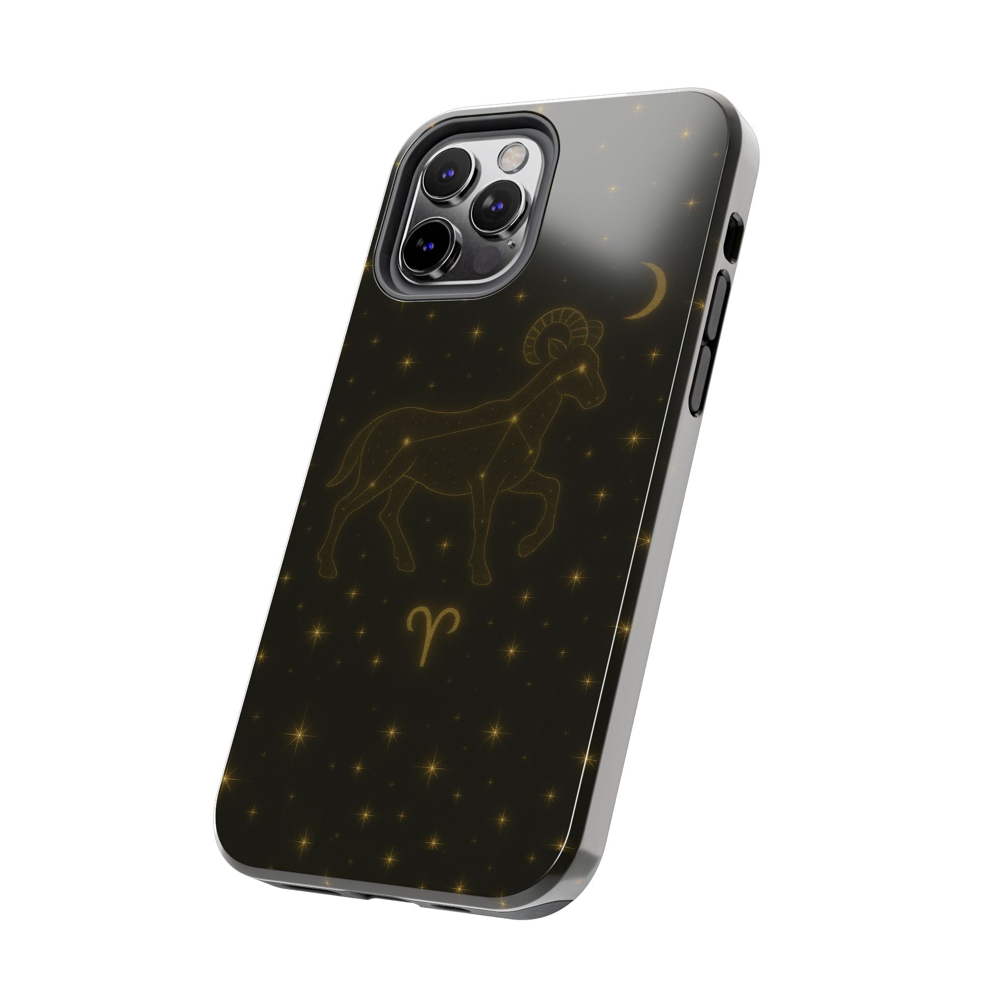 Aries Constellation Tough Phone Case — Zodiac Ram Star Map Design