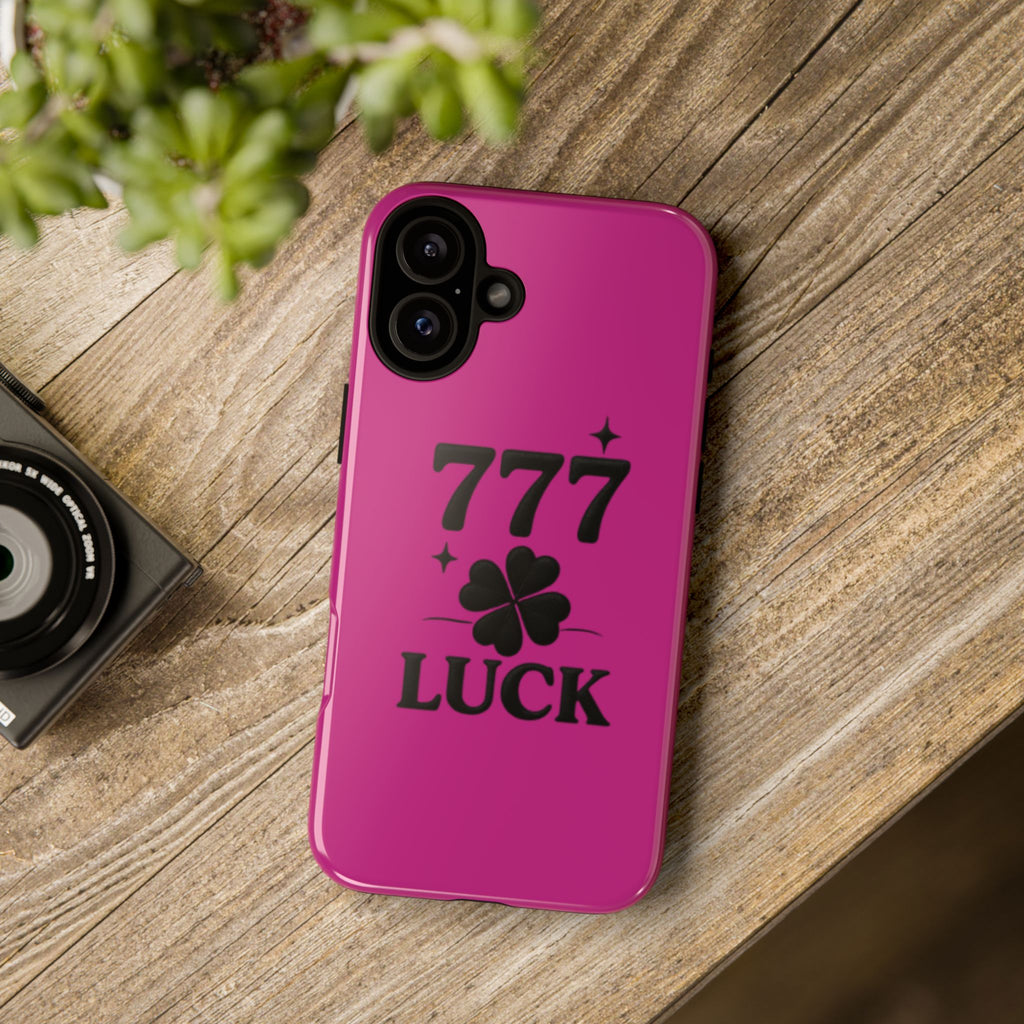 Black & Pink 777 Luck Phone Case
