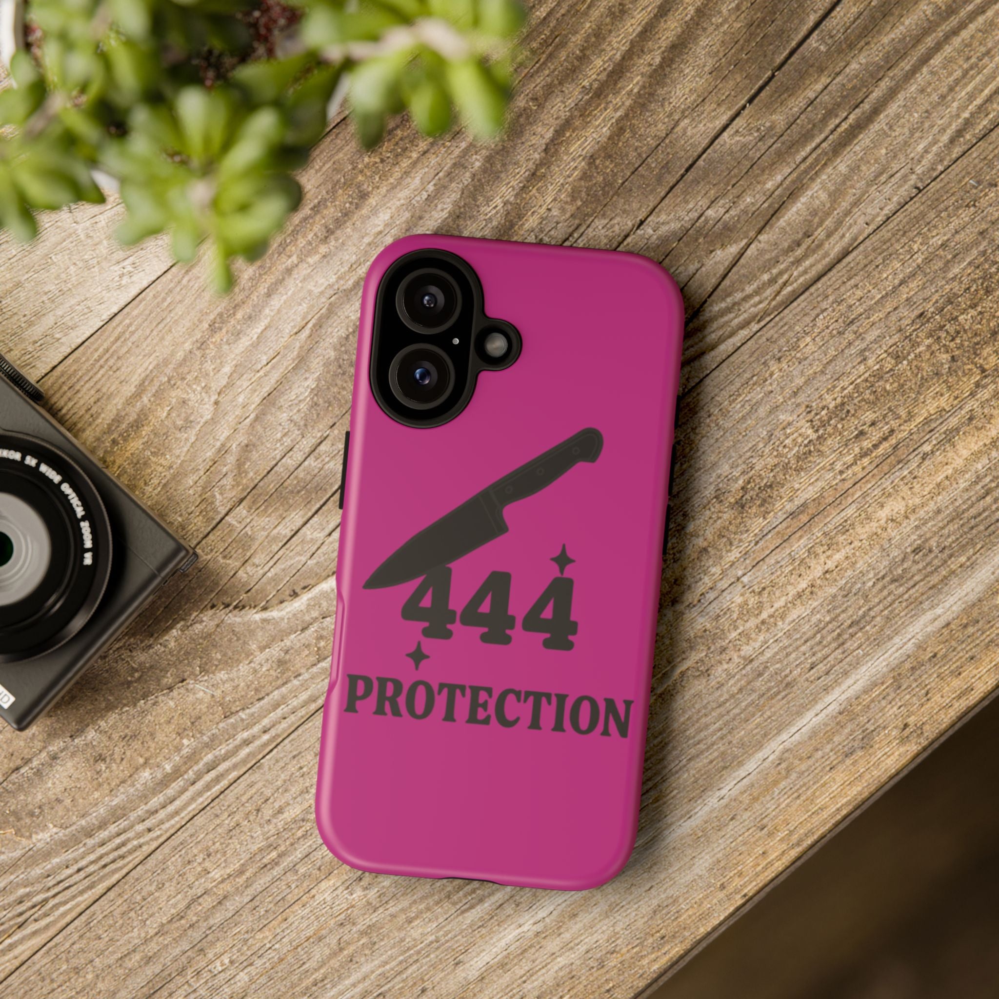 Black & Pink 444 Protection Phone Case