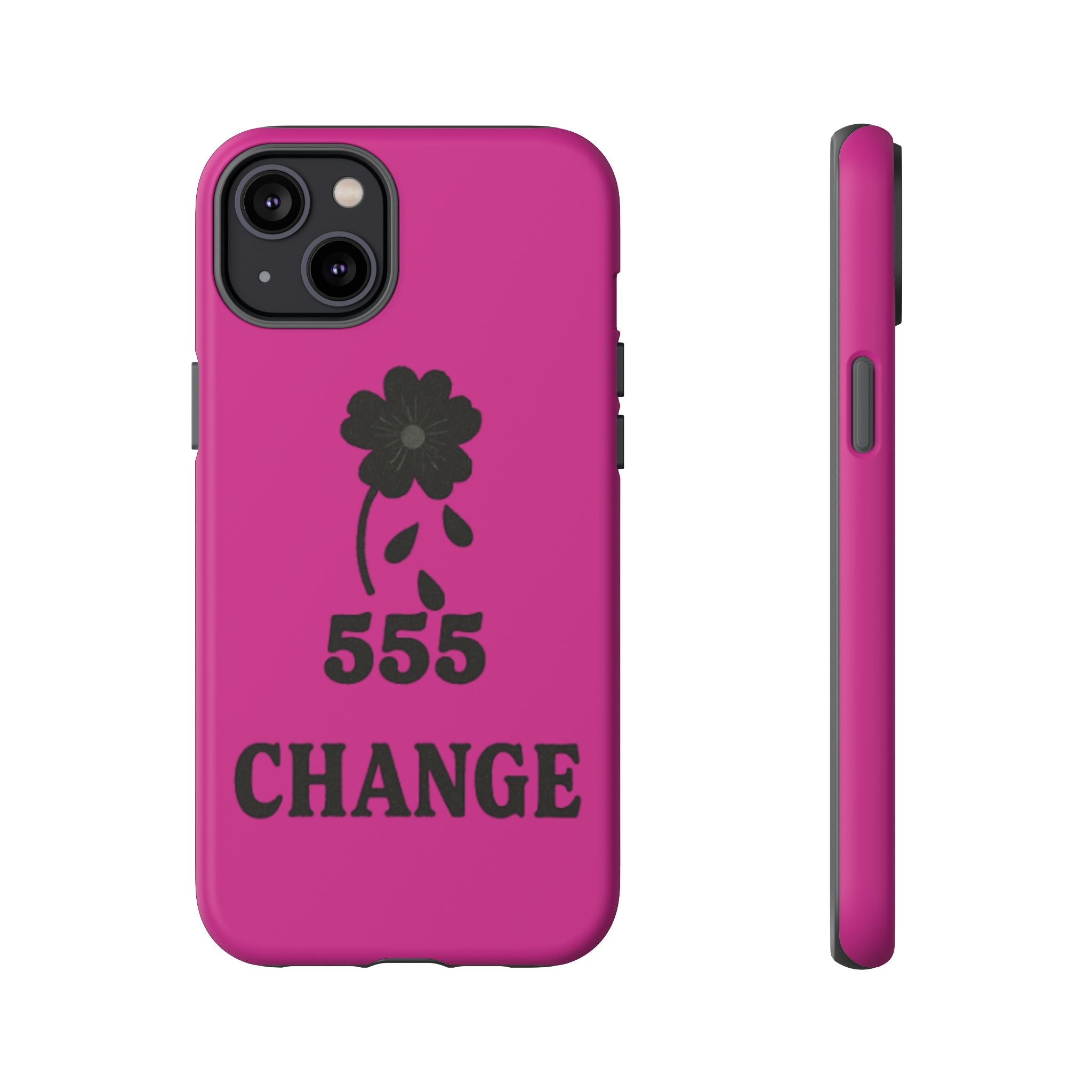 Black & Pink 555 Change Phone Case