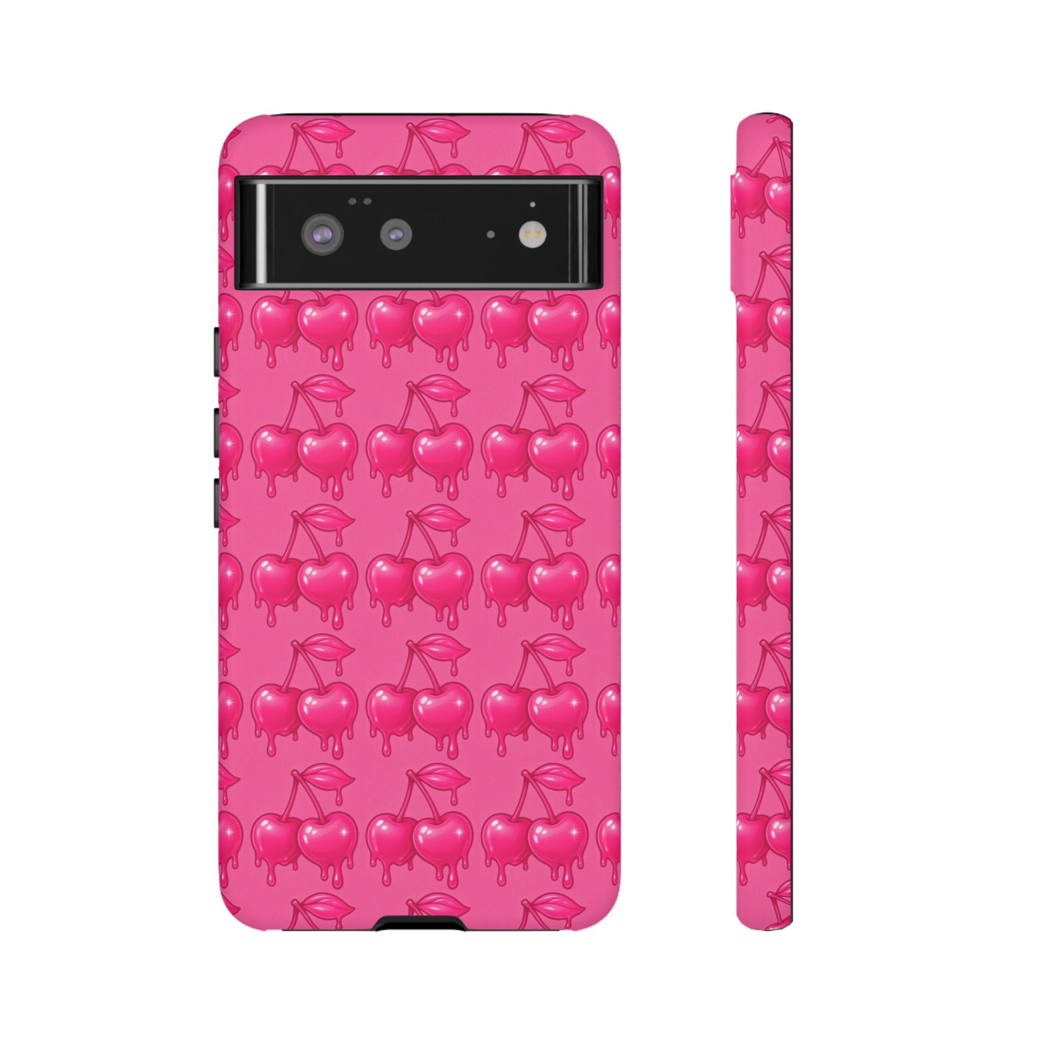 Pink Dripping Cherry Tough Phone Case