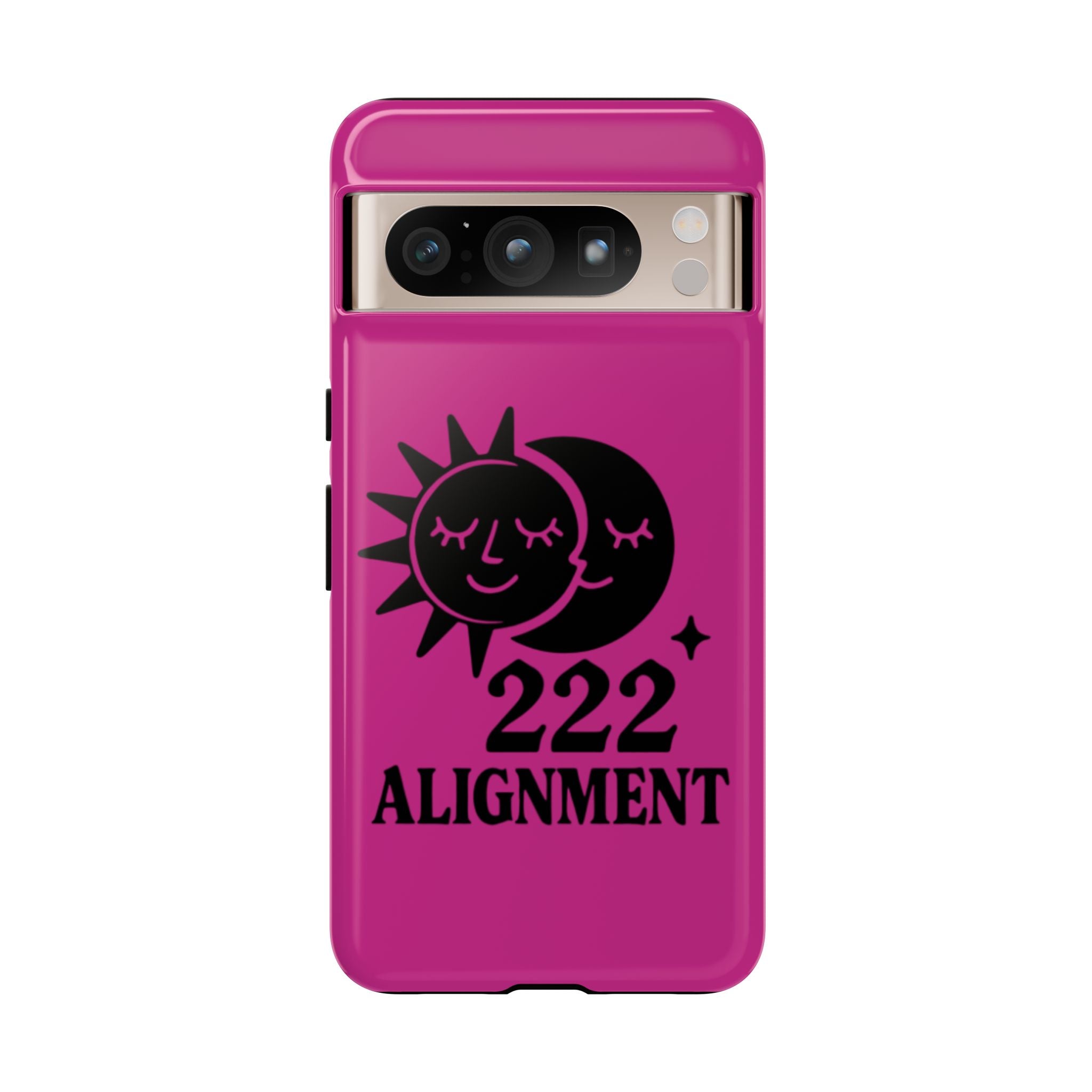 Black & Pink 222 Alignment Phone Case