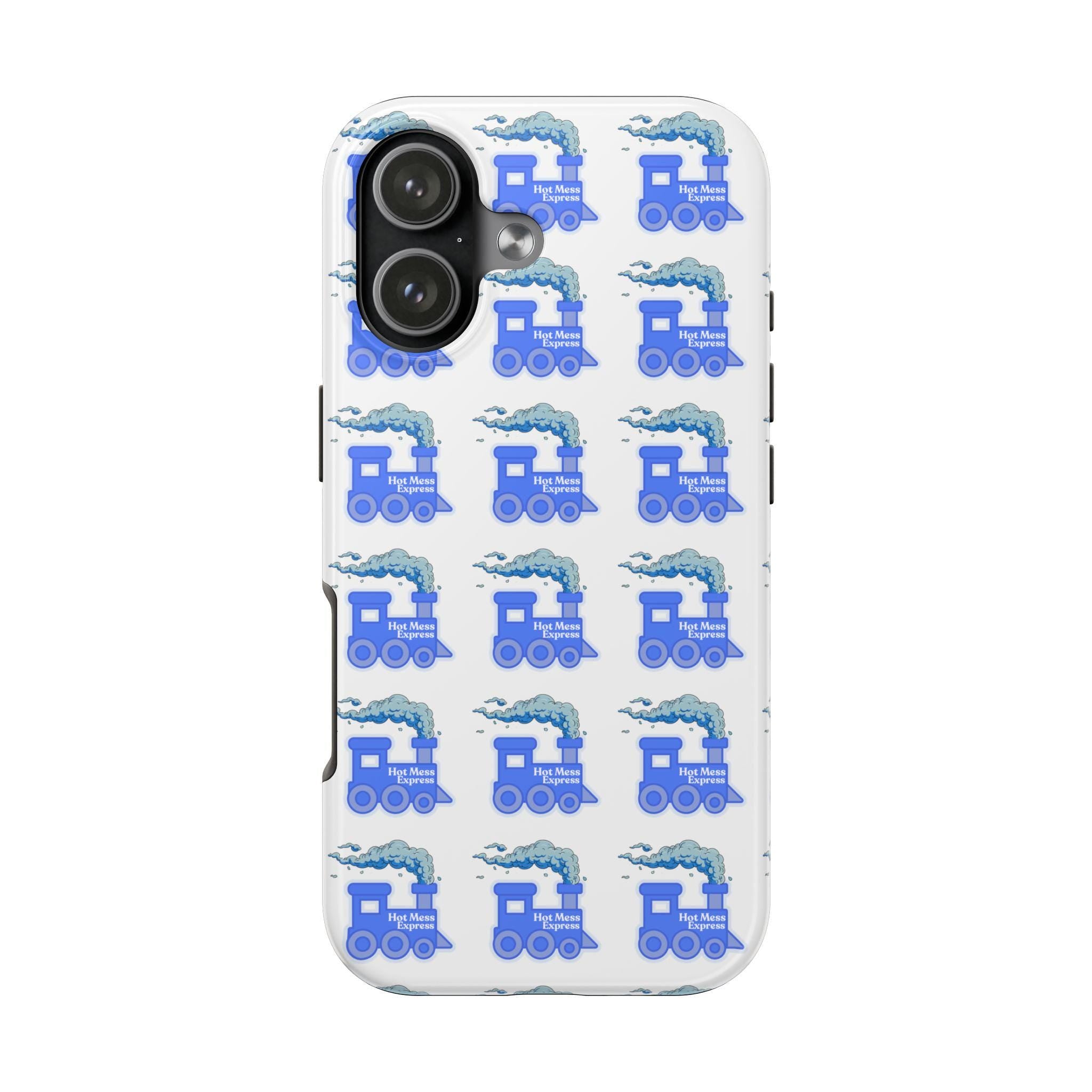 Blue Hot Mess Express Pattern Phone Case