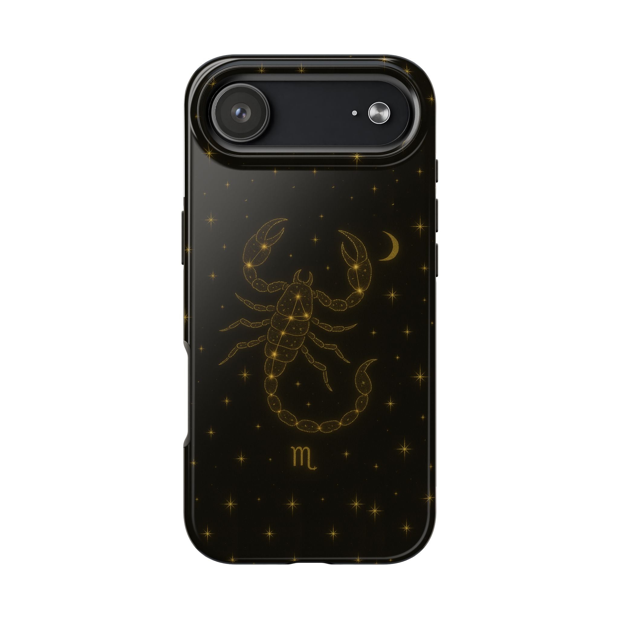 Scorpio Constellation Tough Phone Case — Black & Gold Zodiac Protection