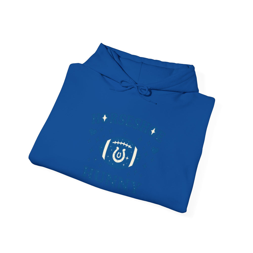 Horseshoe Hunny Hoodie — Lucky Eye Graphic Hooded Sweatshirt Football