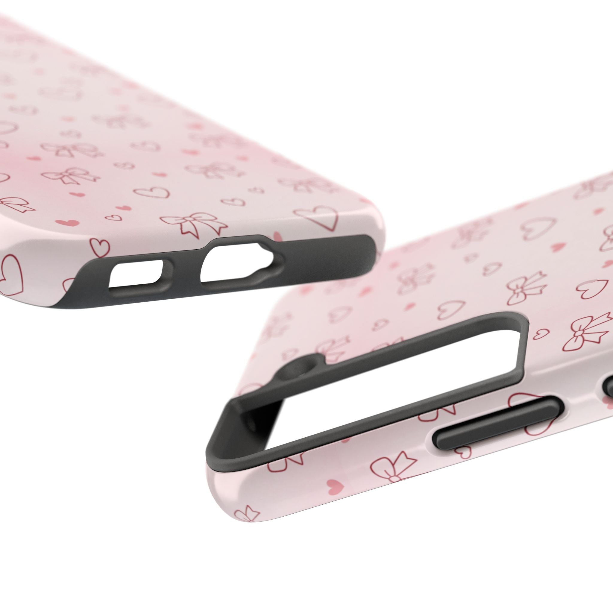 Pink Hearts & Bows Phone Case