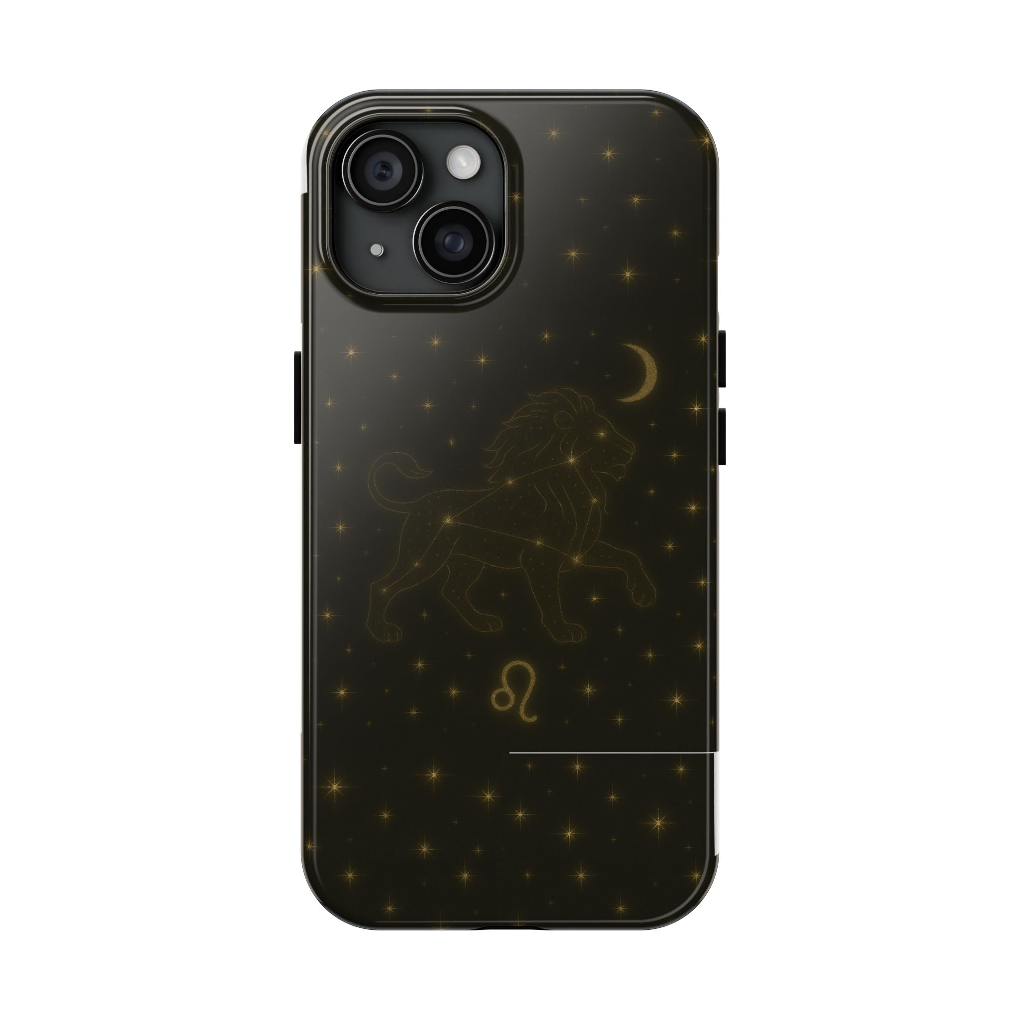 Leo Constellation Tough Phone Case — Zodiac Lion Design with Moon & Stars
