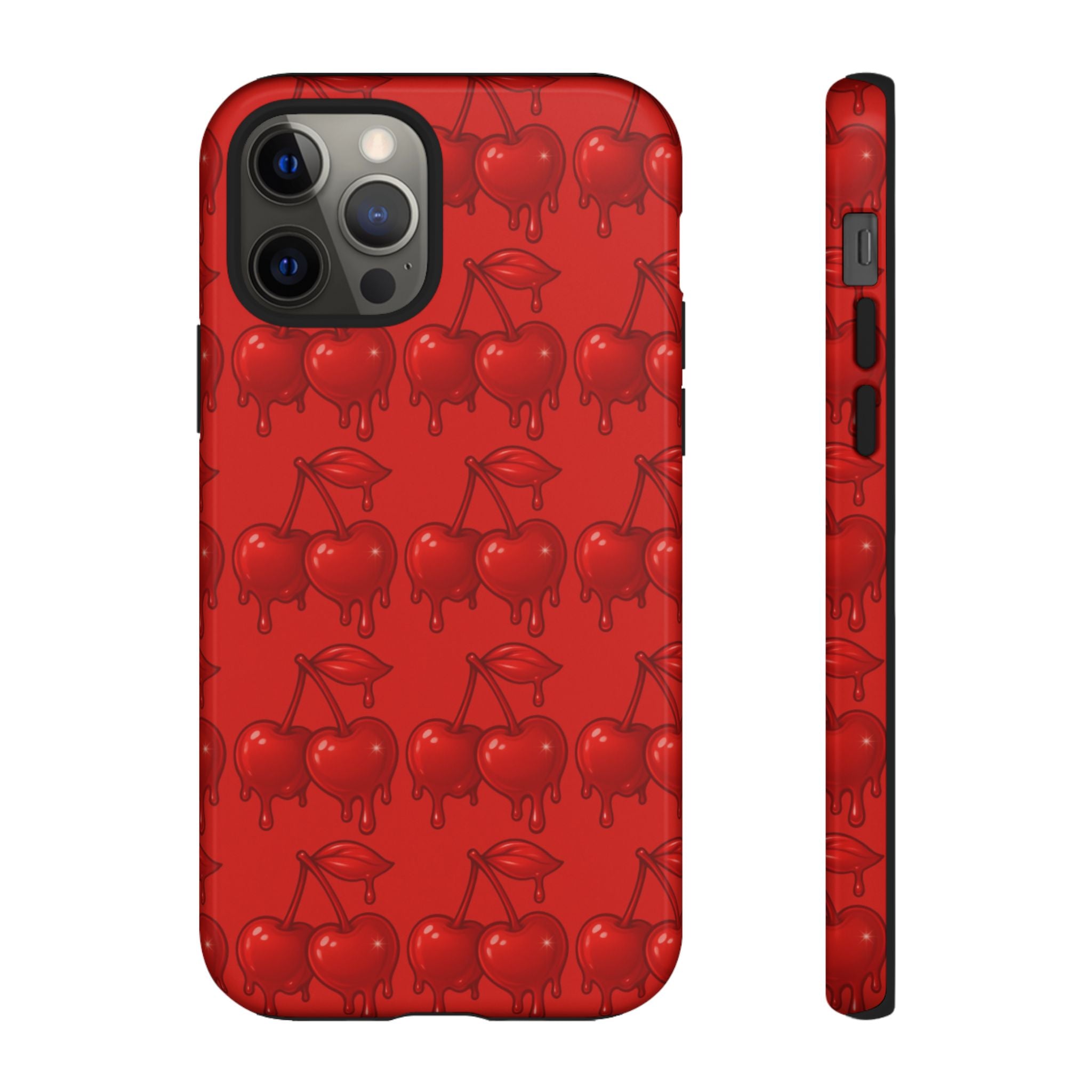 Red Dripping Cherry Phone Case