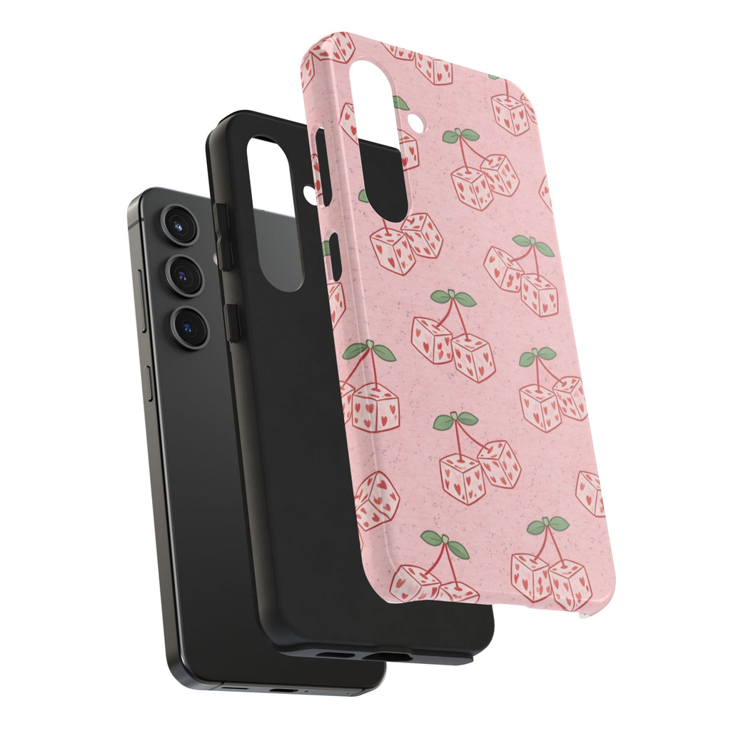 Cherry Di Hearts Phone Case