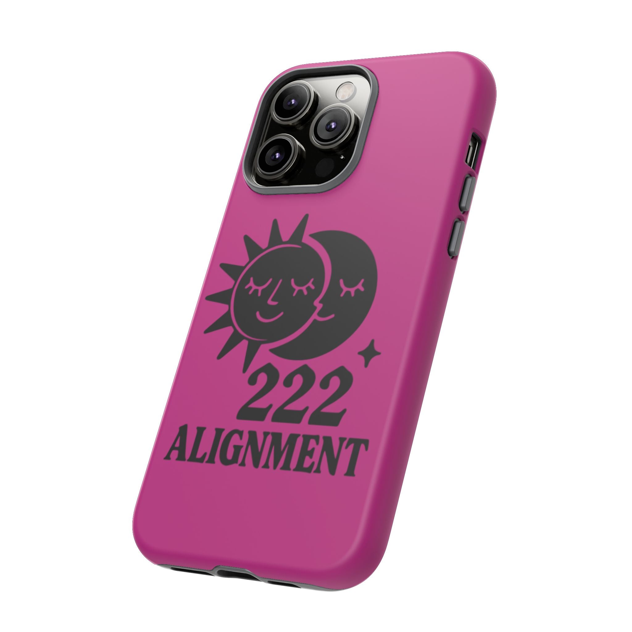 Black & Pink 222 Alignment Phone Case