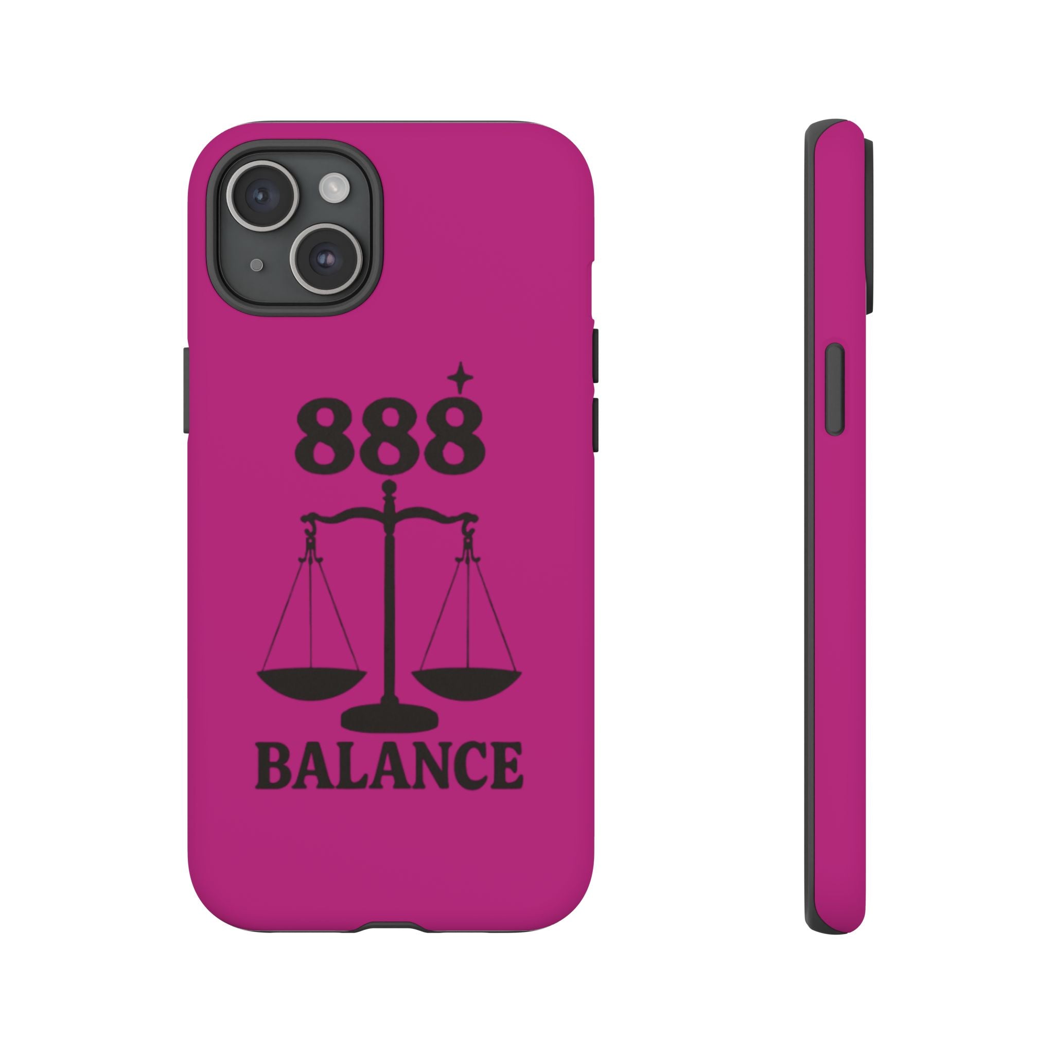 Black & Pink 888 Balance Phone Case