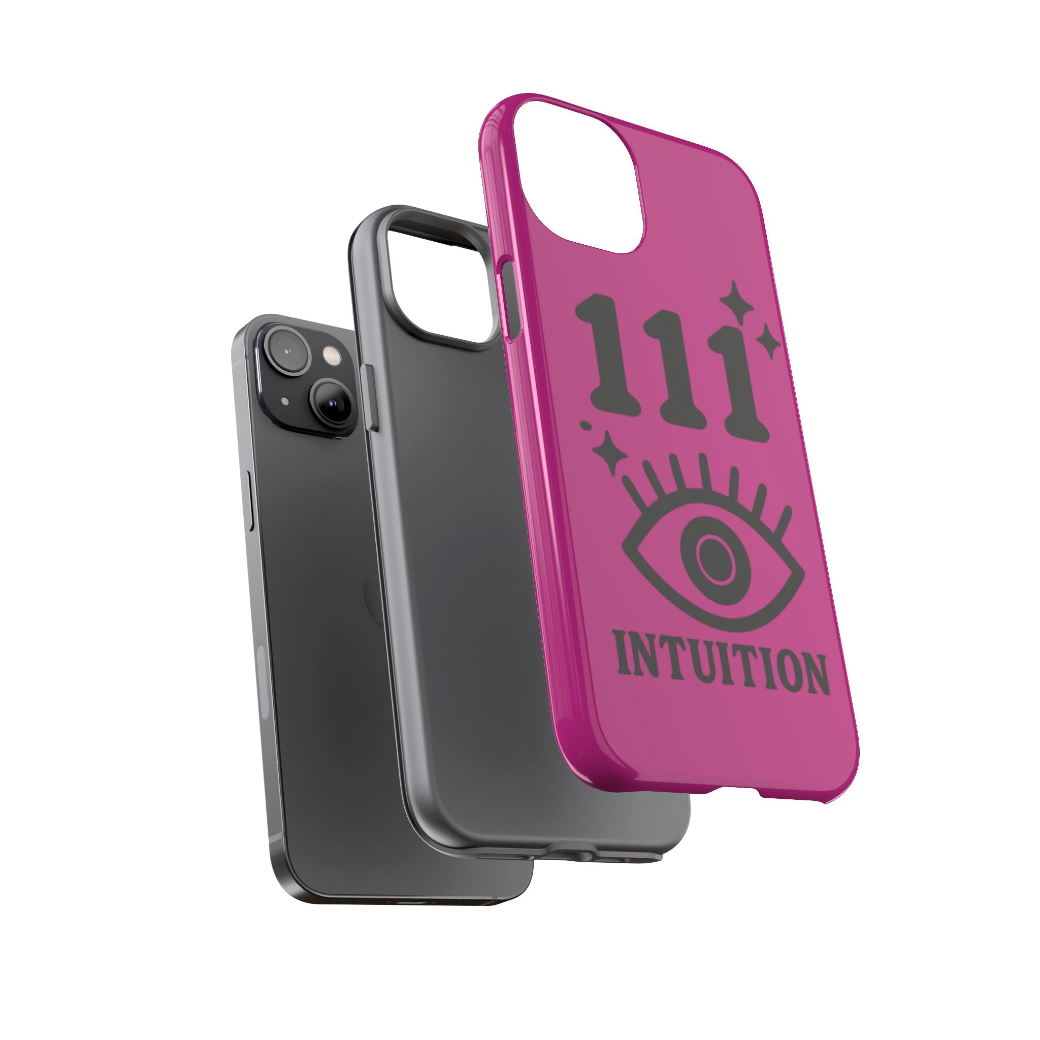 Black & Pink 111 Intuition Phone Case