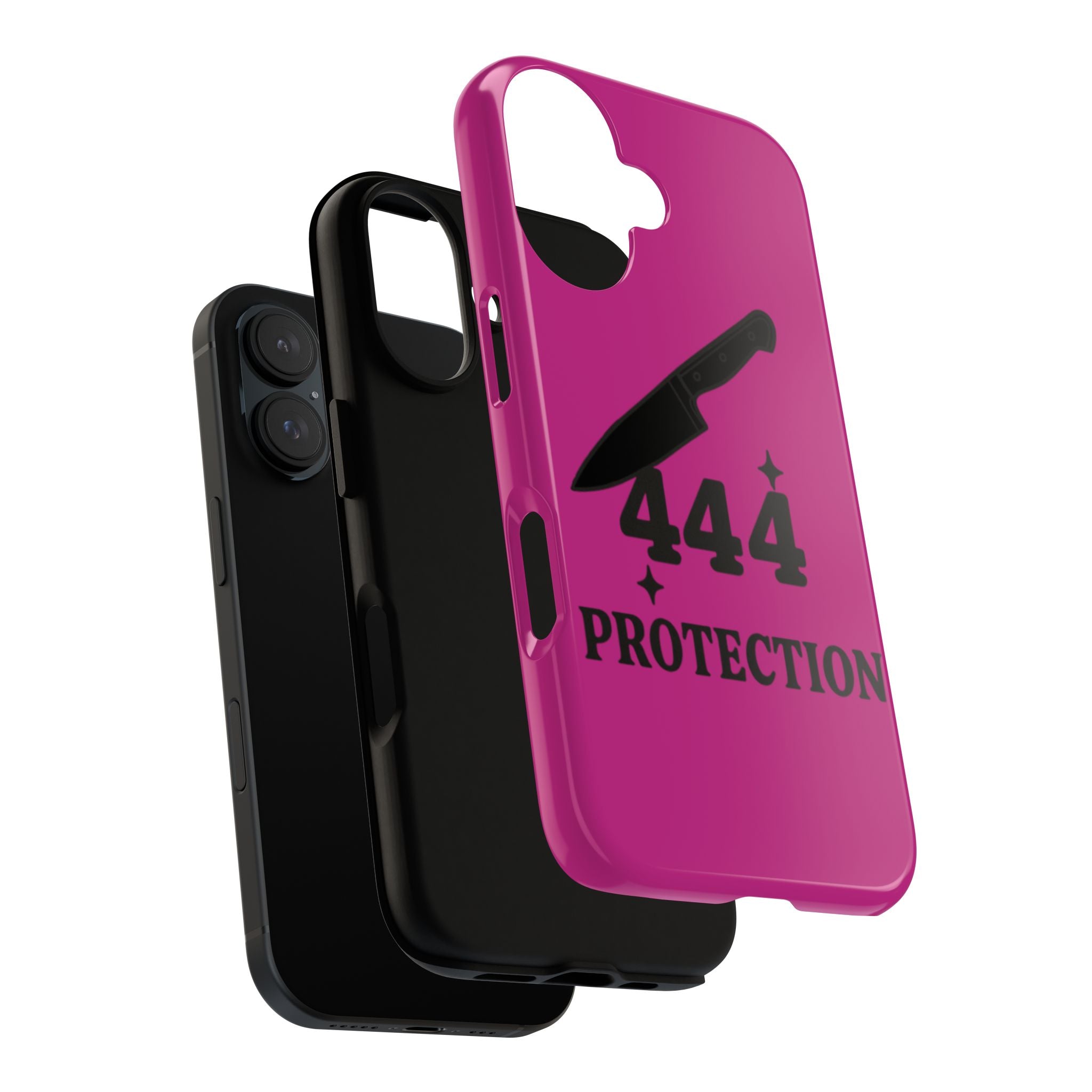 Black & Pink 444 Protection Phone Case