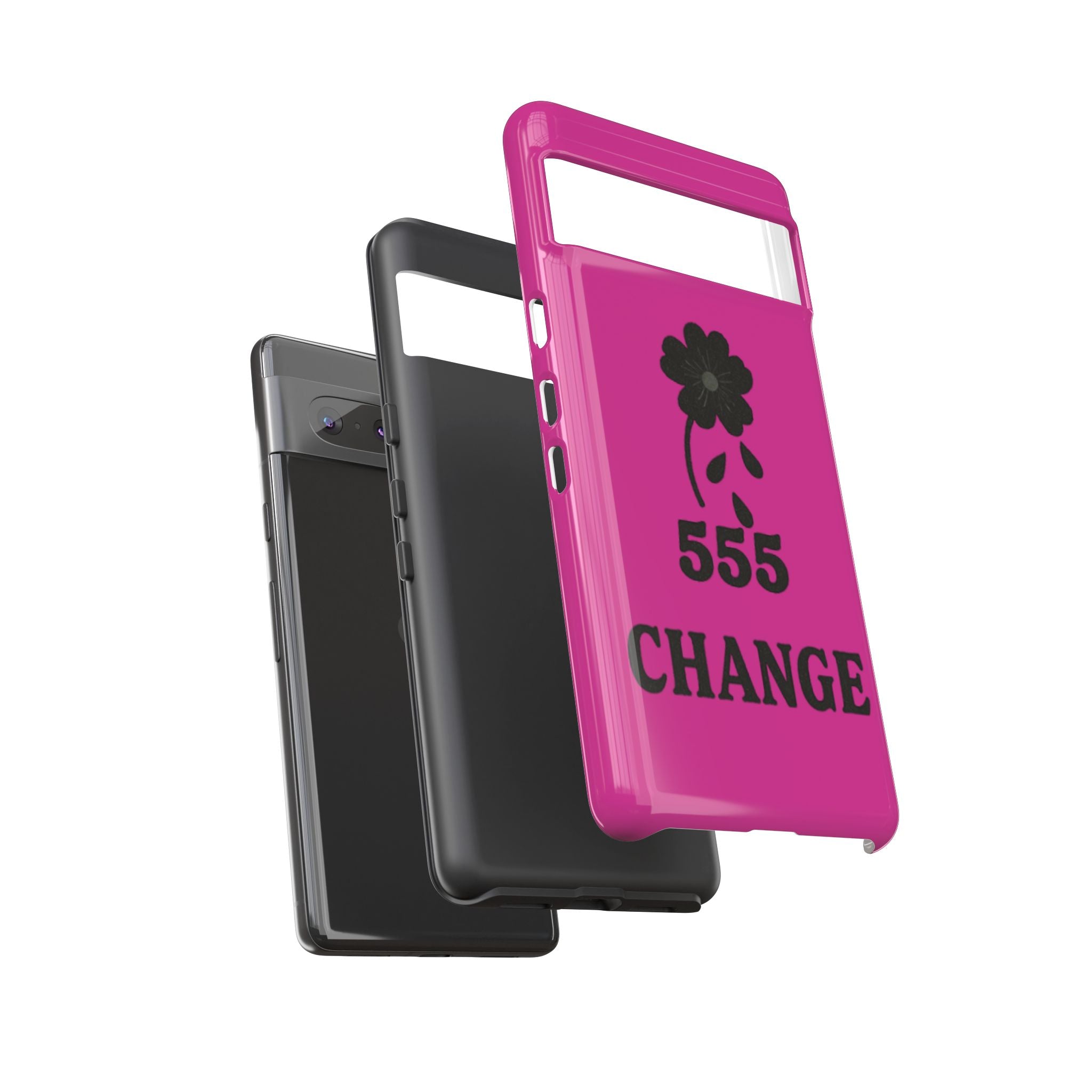Black & Pink 555 Change Phone Case