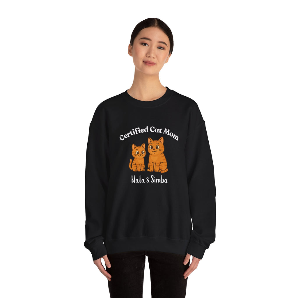 Custom Pet Sweatshirt — "Certified Cat Mom"
