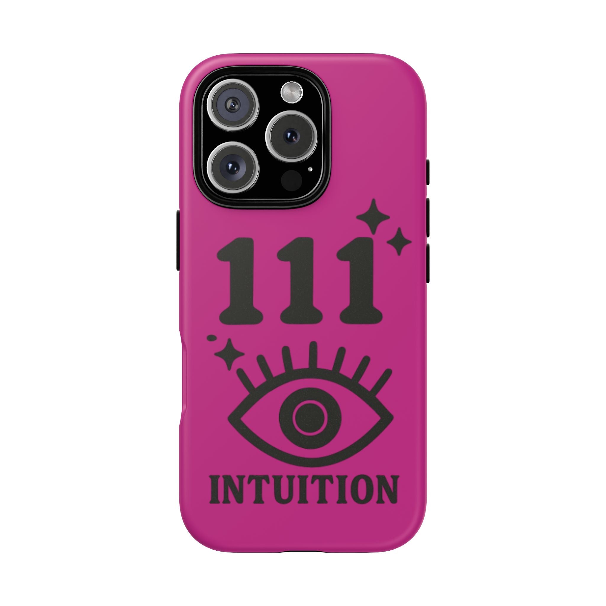 Black & Pink 111 Intuition Phone Case