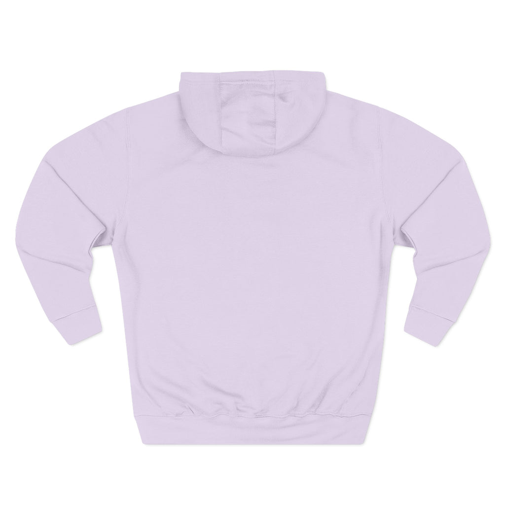 Hot & Cold Pink Flame Hoodie — Graphic Fleece Pullover