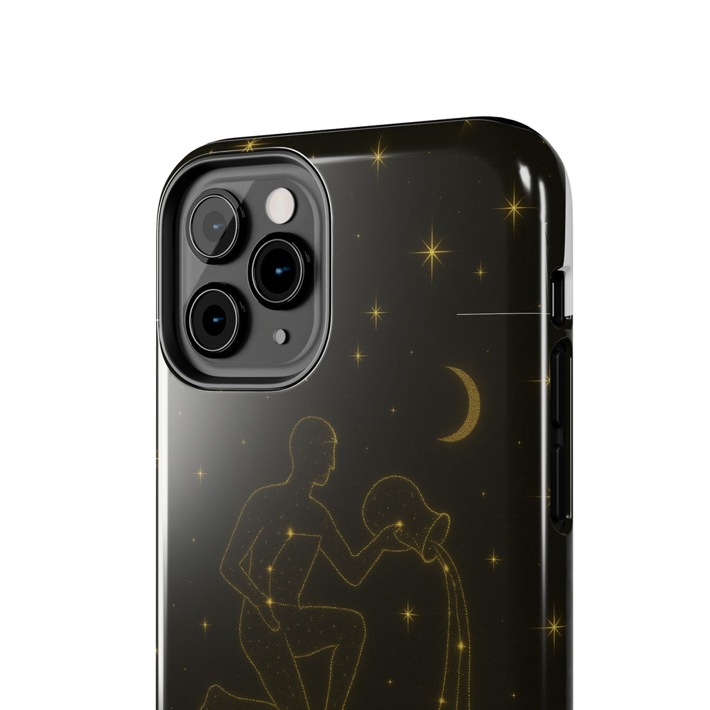Aquarius Constellation Tough Phone Case — Zodiac Water-Bearer Astrology Design