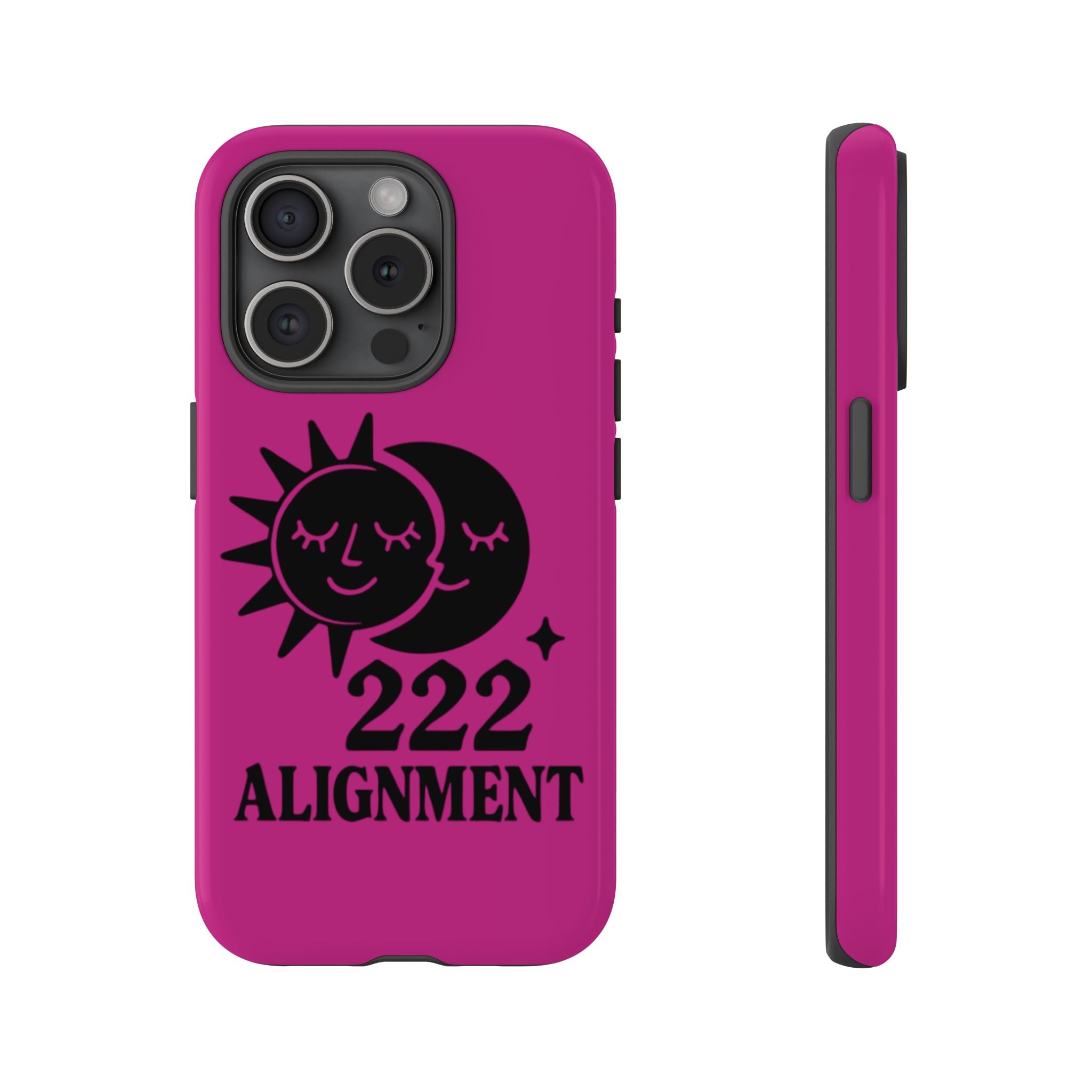 Black & Pink 222 Alignment Phone Case