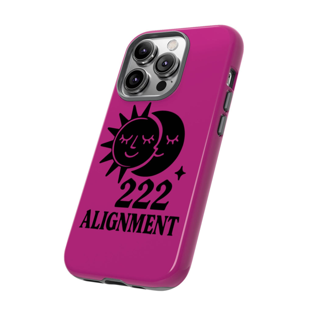 Black & Pink 222 Alignment Phone Case