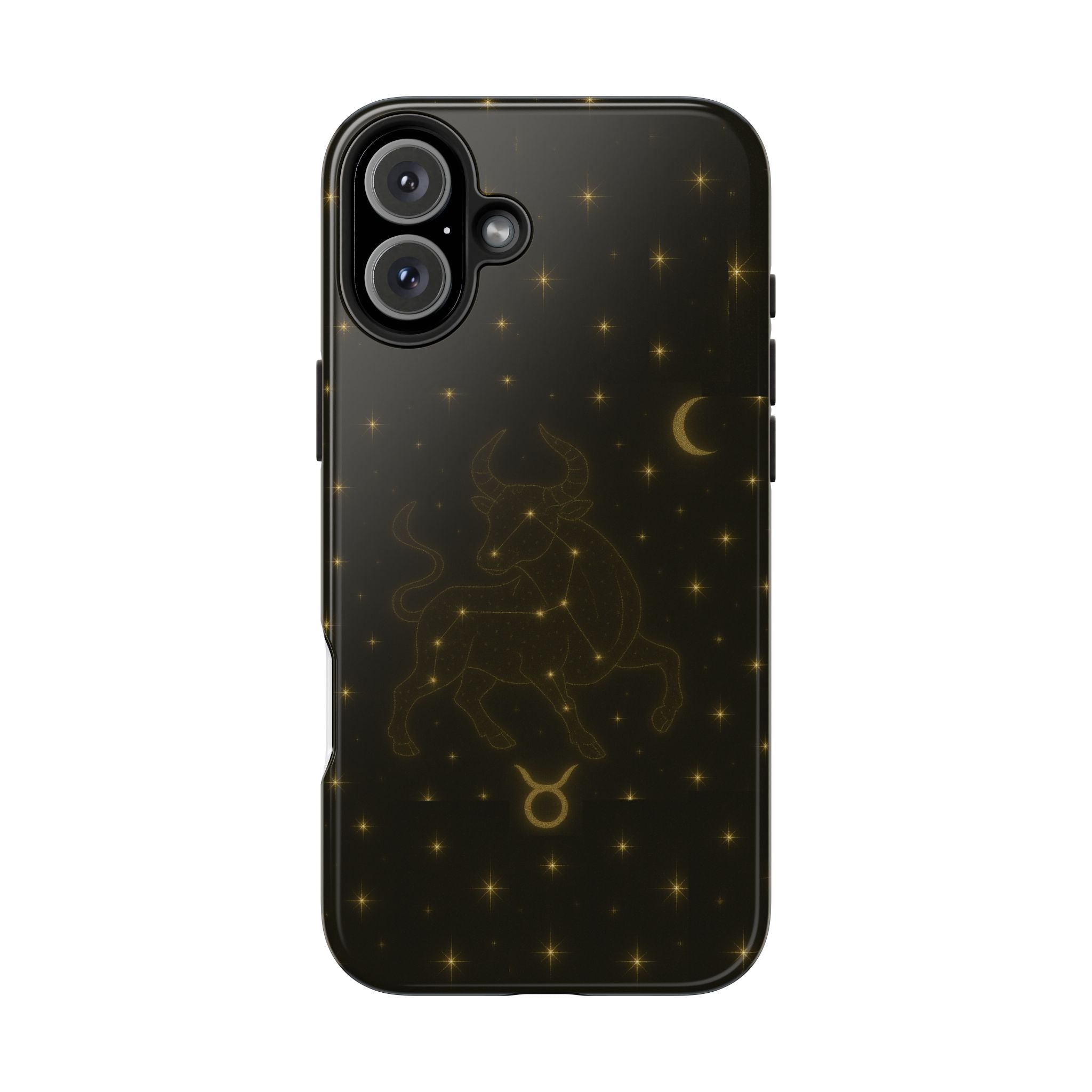 Taurus Constellation Tough Phone Case — Gold Zodiac Bull Phone Case