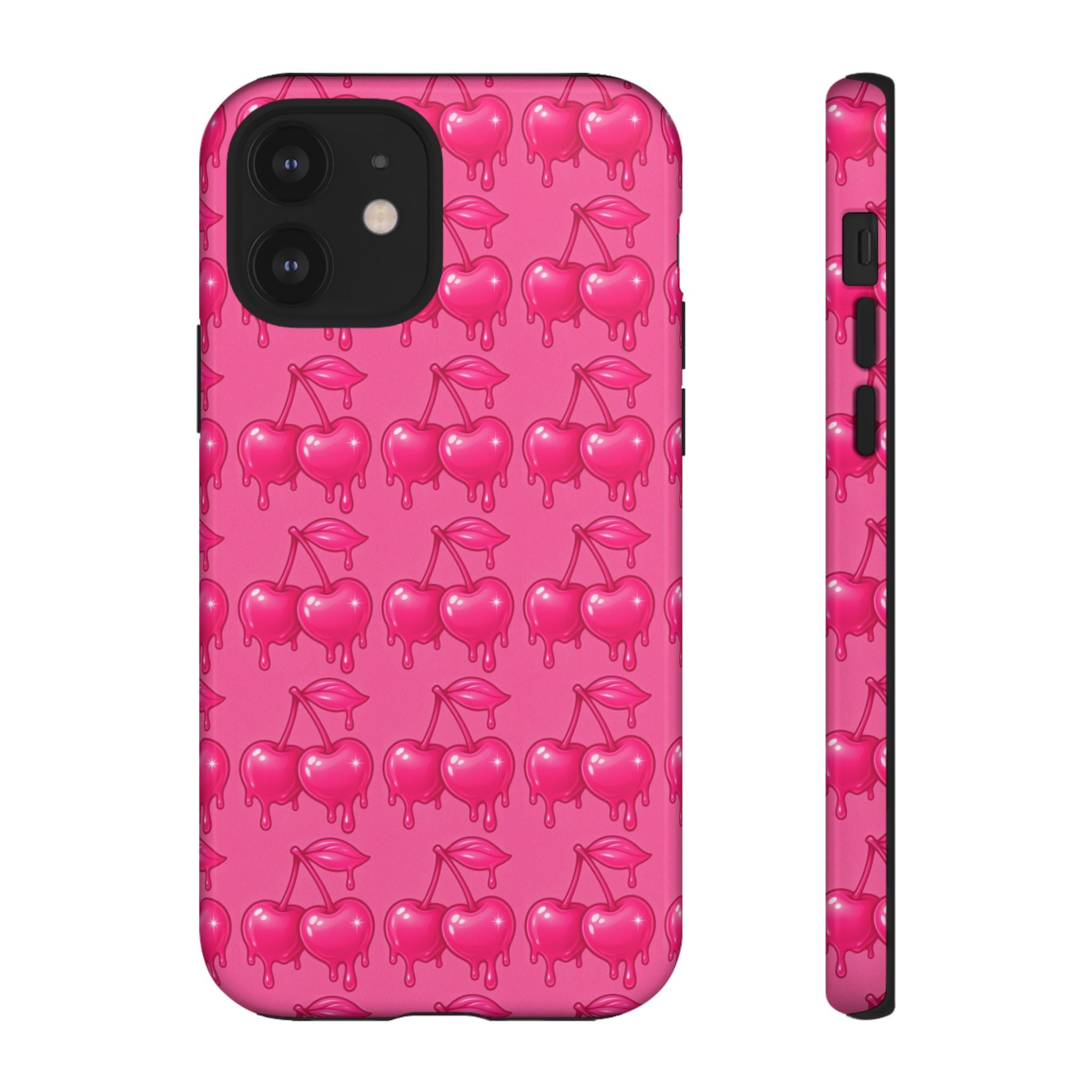 Pink Dripping Cherry Tough Phone Case