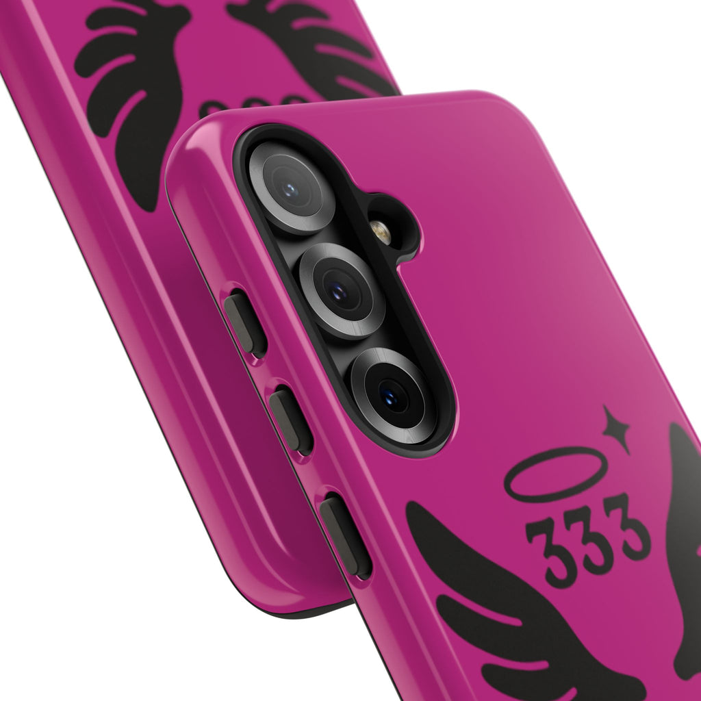 Black & Pink 333 Support Phone Case