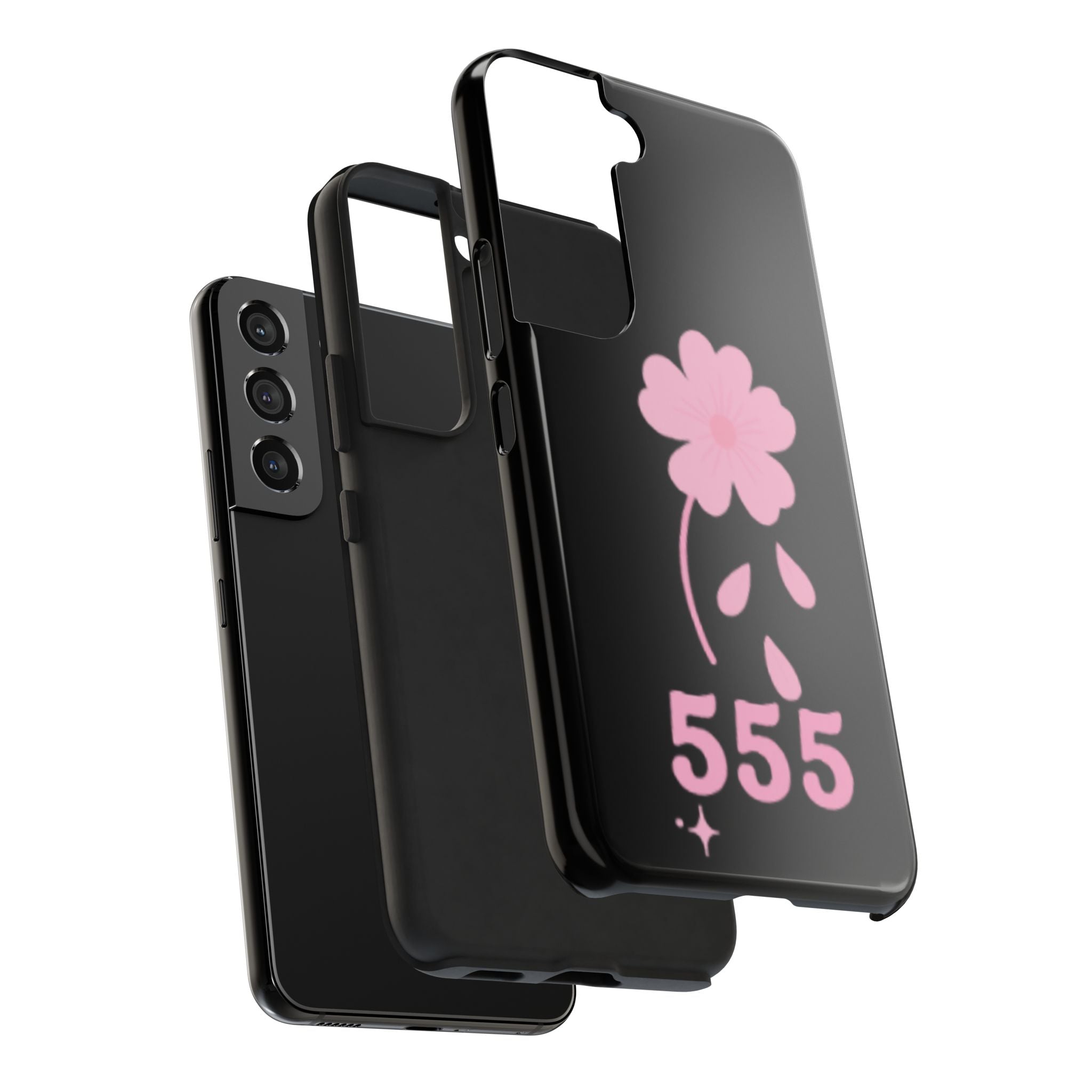 Black & Pink 555 Phone Case