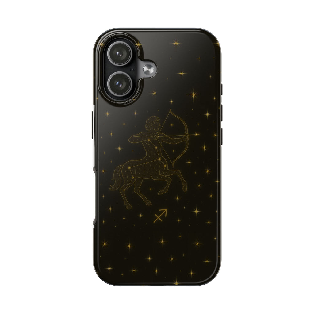 Sagittarius Constellation Tough Phone Case — Zodiac Archer Protective Cover