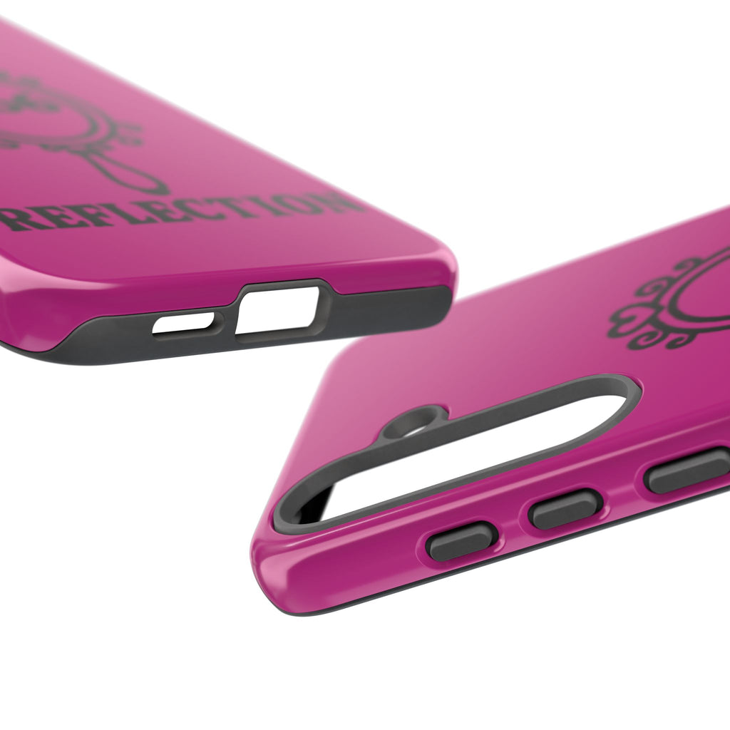 Black & Pink 666 Reflection Phone Case
