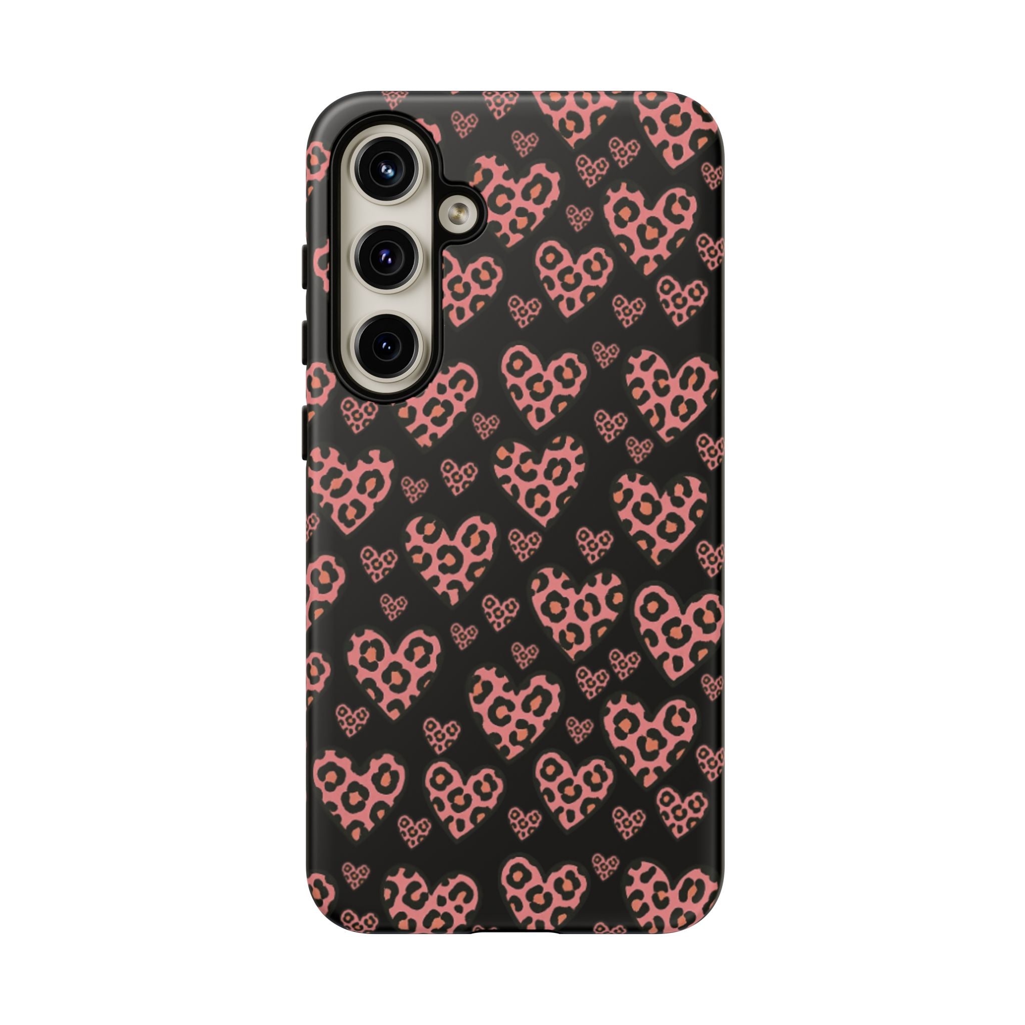 Leopard Heart Phone Case