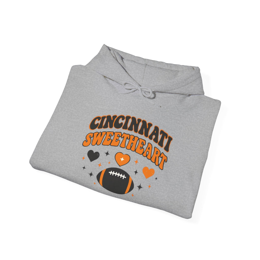 Cincinnati Sweetheart Football Graphic Hooded Sweatshirt