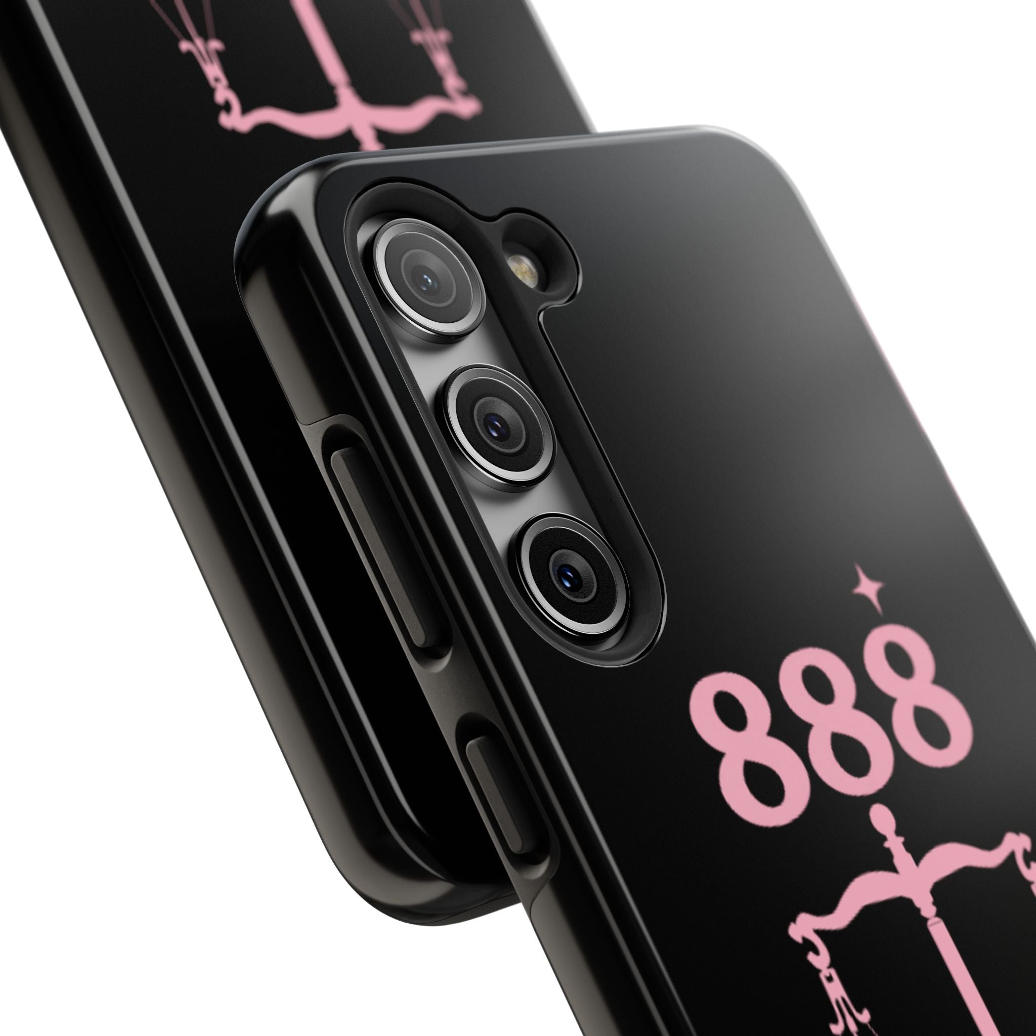 Black & Pink 888 Phone Case