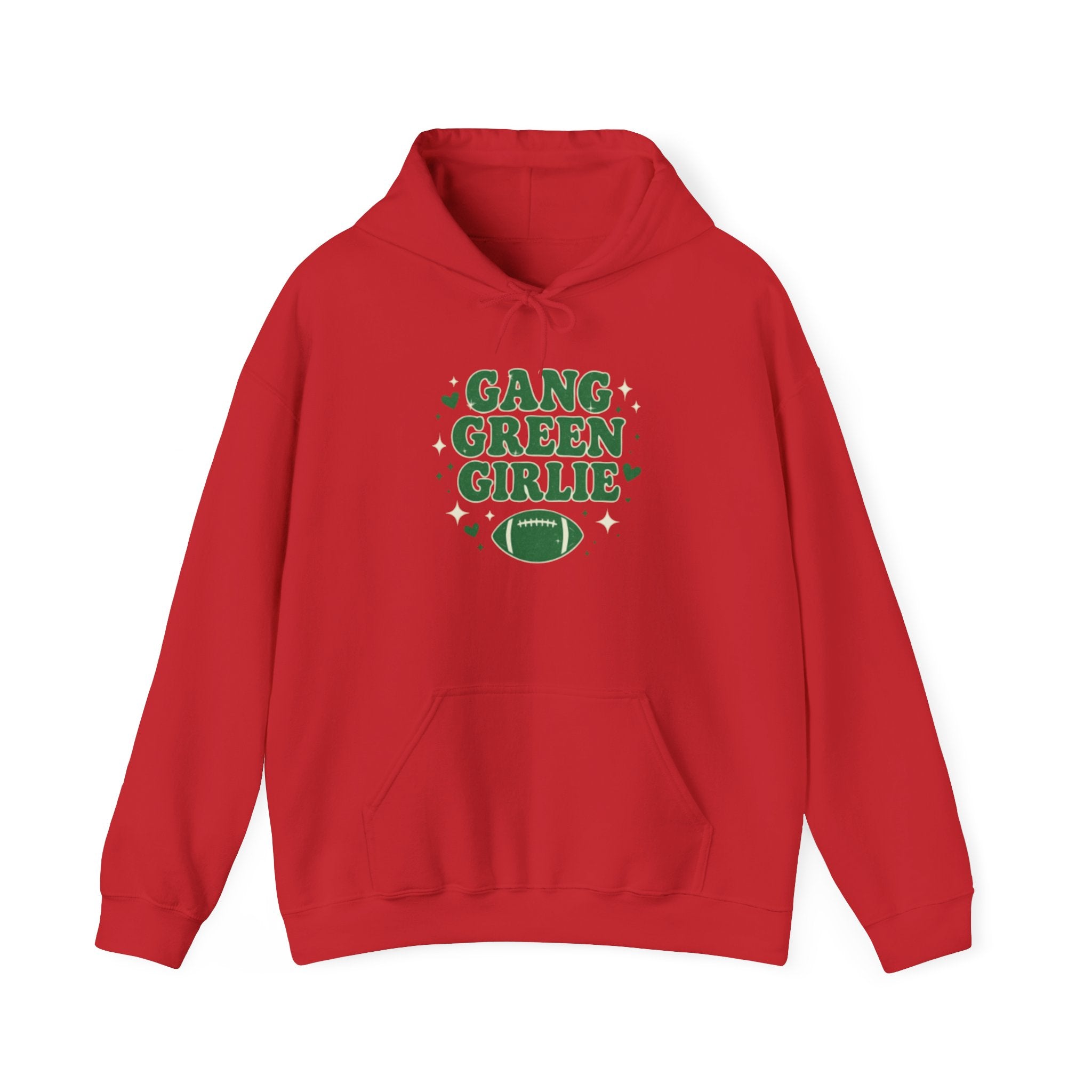 Gang Green Girlie Football Hoodie — Women's Football Fan Pullover