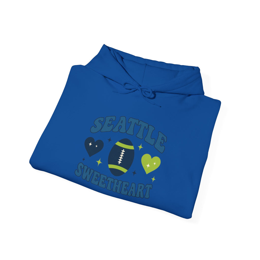 Seattle Sweetheart Football Hoodie — Fan Pullover