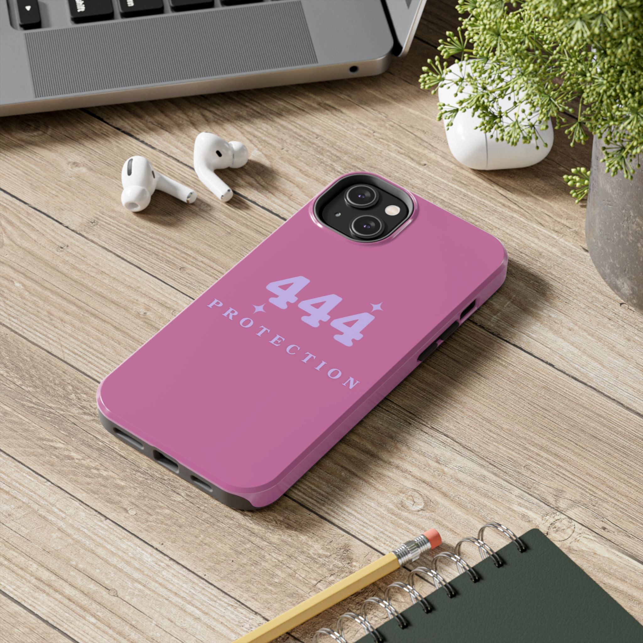 Pink & Purple 444 Protection Phone Case