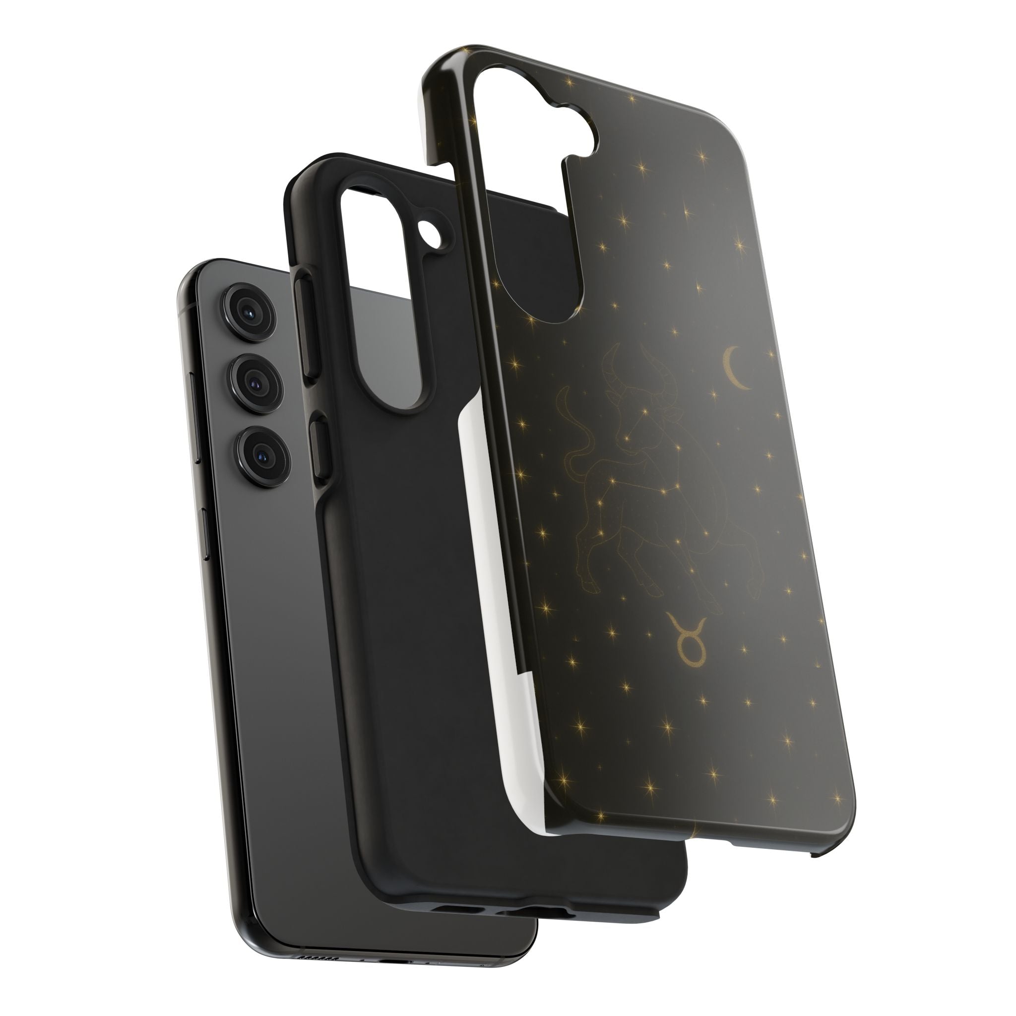 Taurus Constellation Tough Phone Case — Gold Zodiac Bull Phone Case
