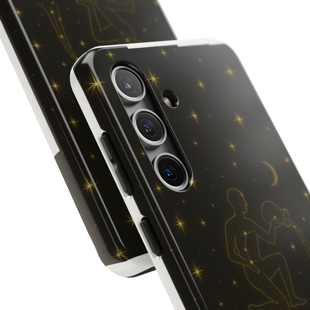 Aquarius Constellation Tough Phone Case — Zodiac Water-Bearer Astrology Design