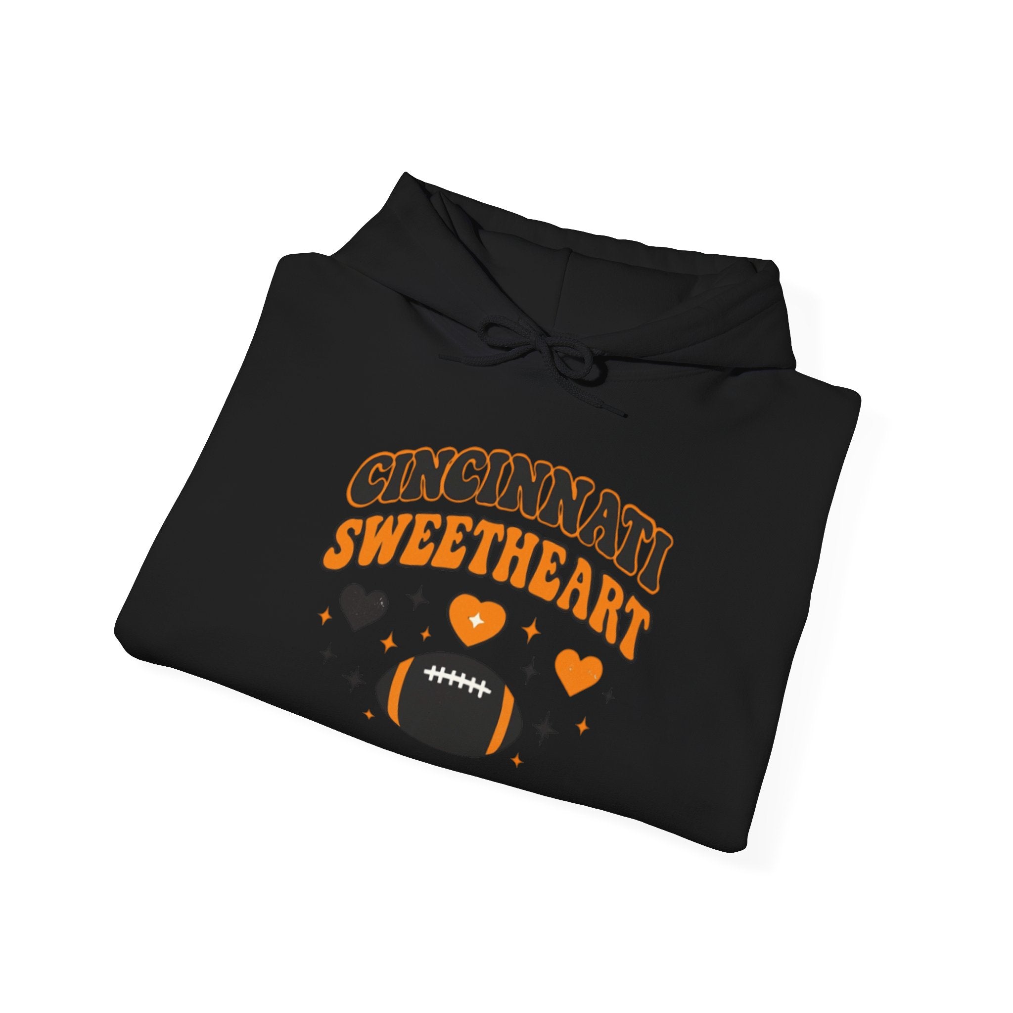 Cincinnati Sweetheart Football Graphic Hooded Sweatshirt