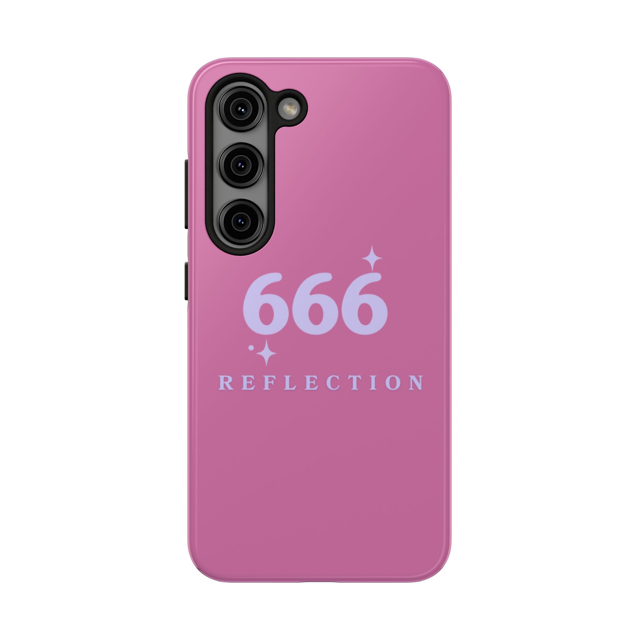 Pink & Purple 666 Reflection Phone Case