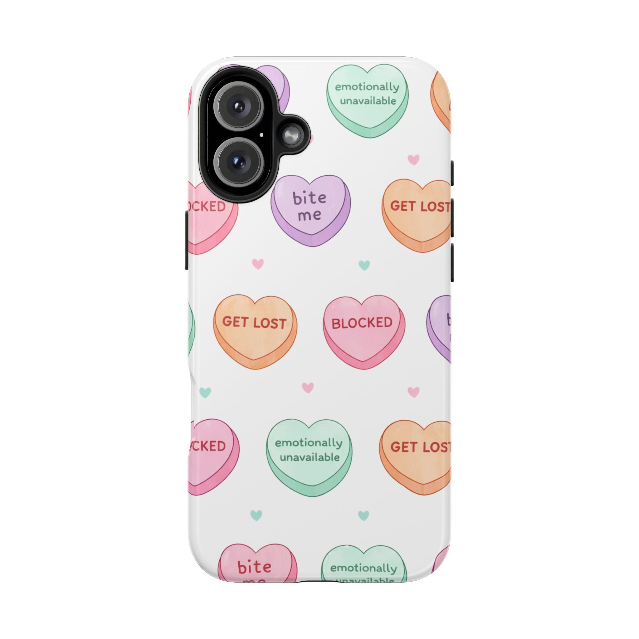 Candy Hearts Phone Case