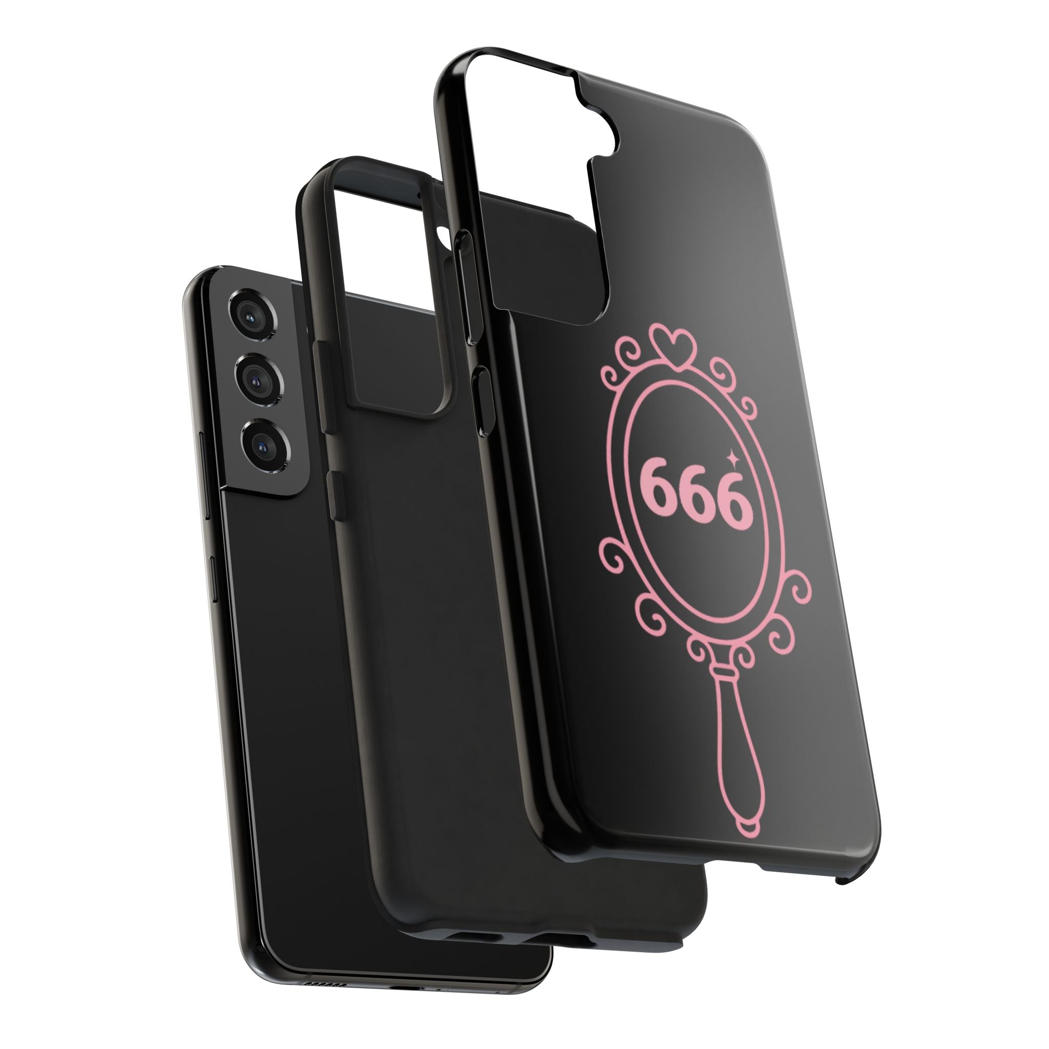 Black & Pink 666 Phone Case