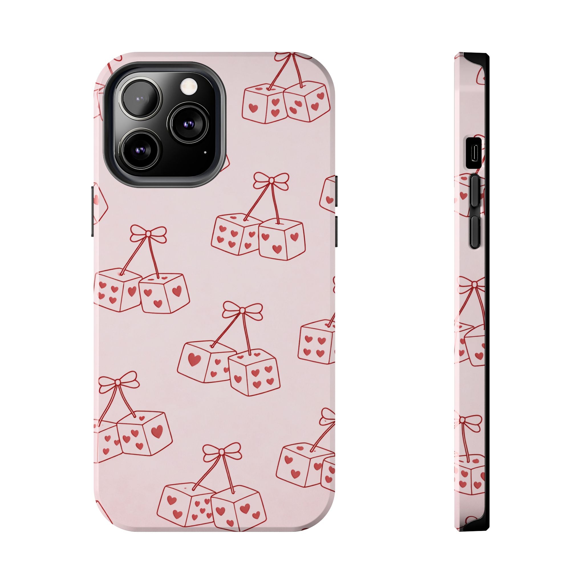 Red & Pink Heart Di Phone Case