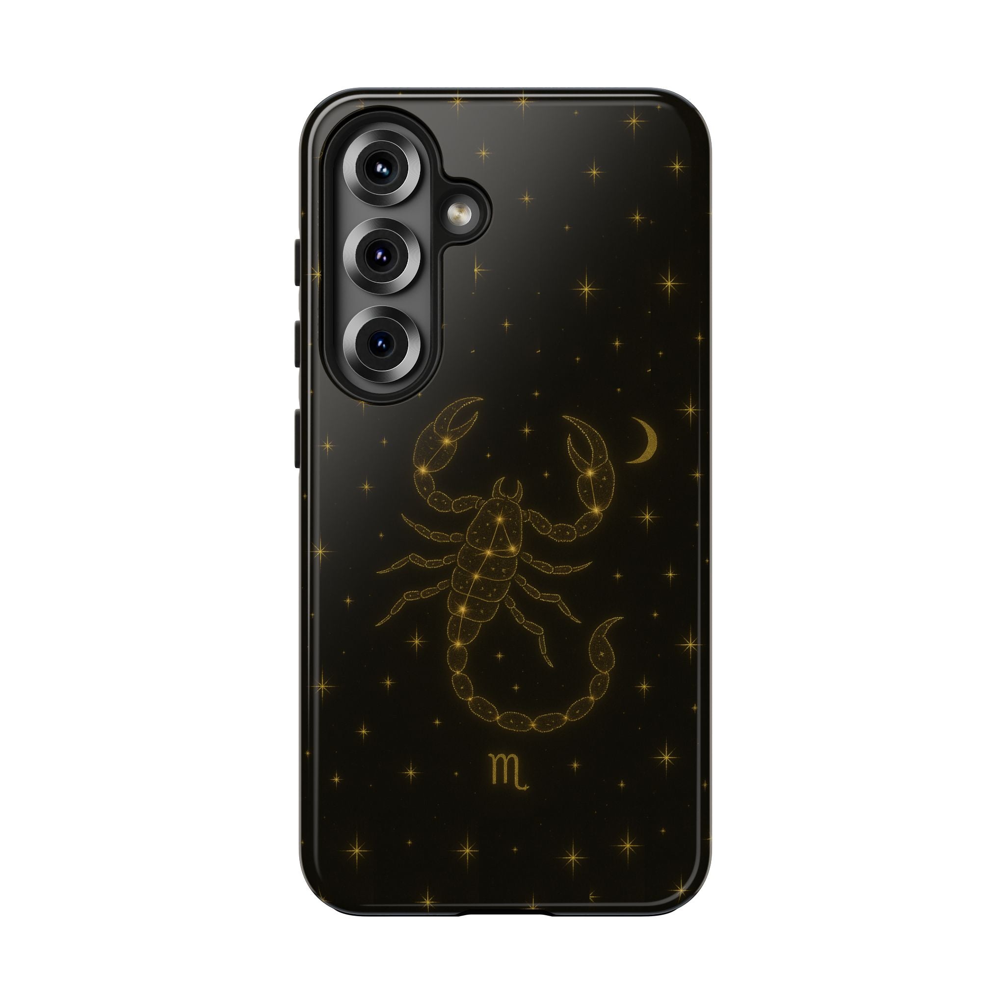 Scorpio Constellation Tough Phone Case — Black & Gold Zodiac Protection