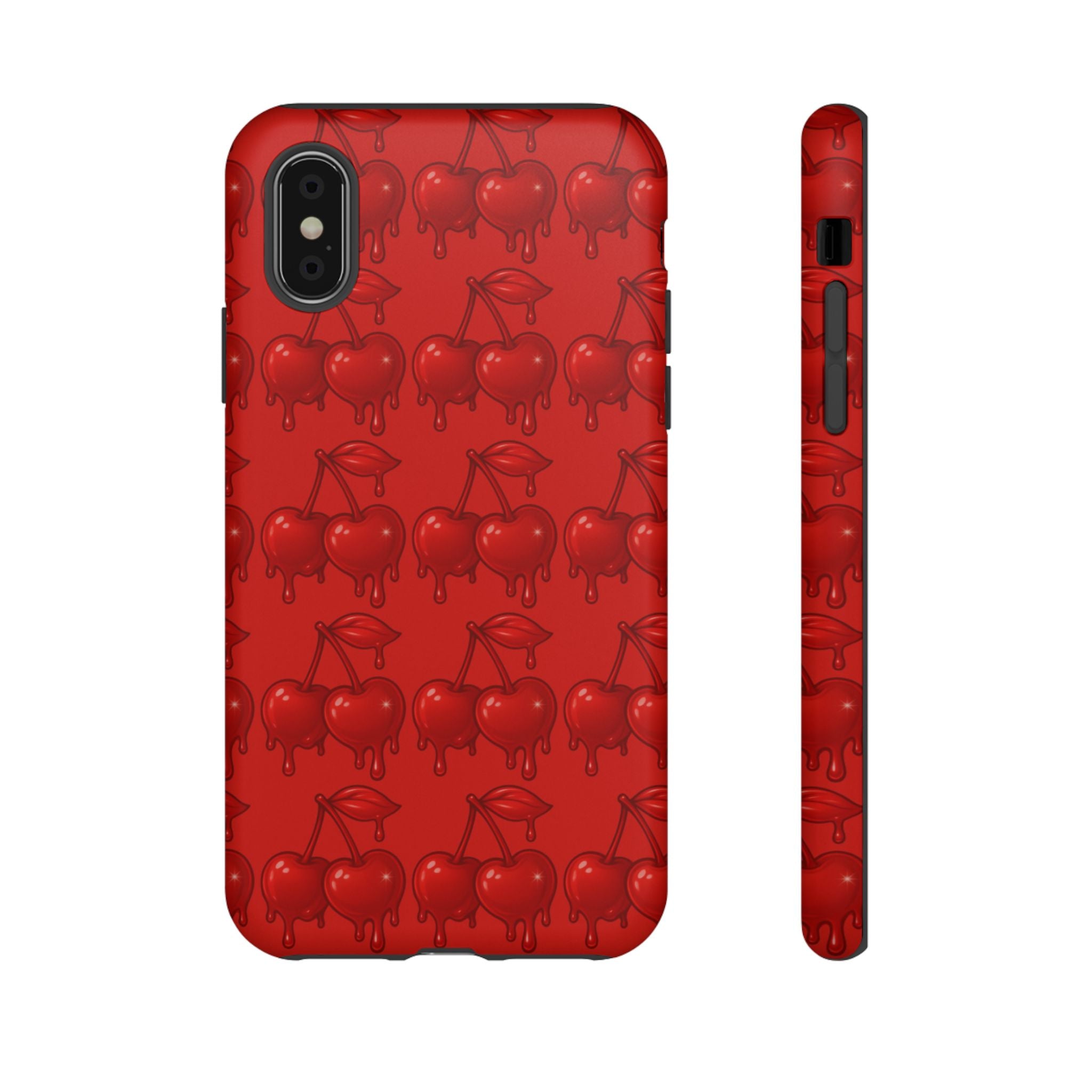 Red Dripping Cherry Phone Case