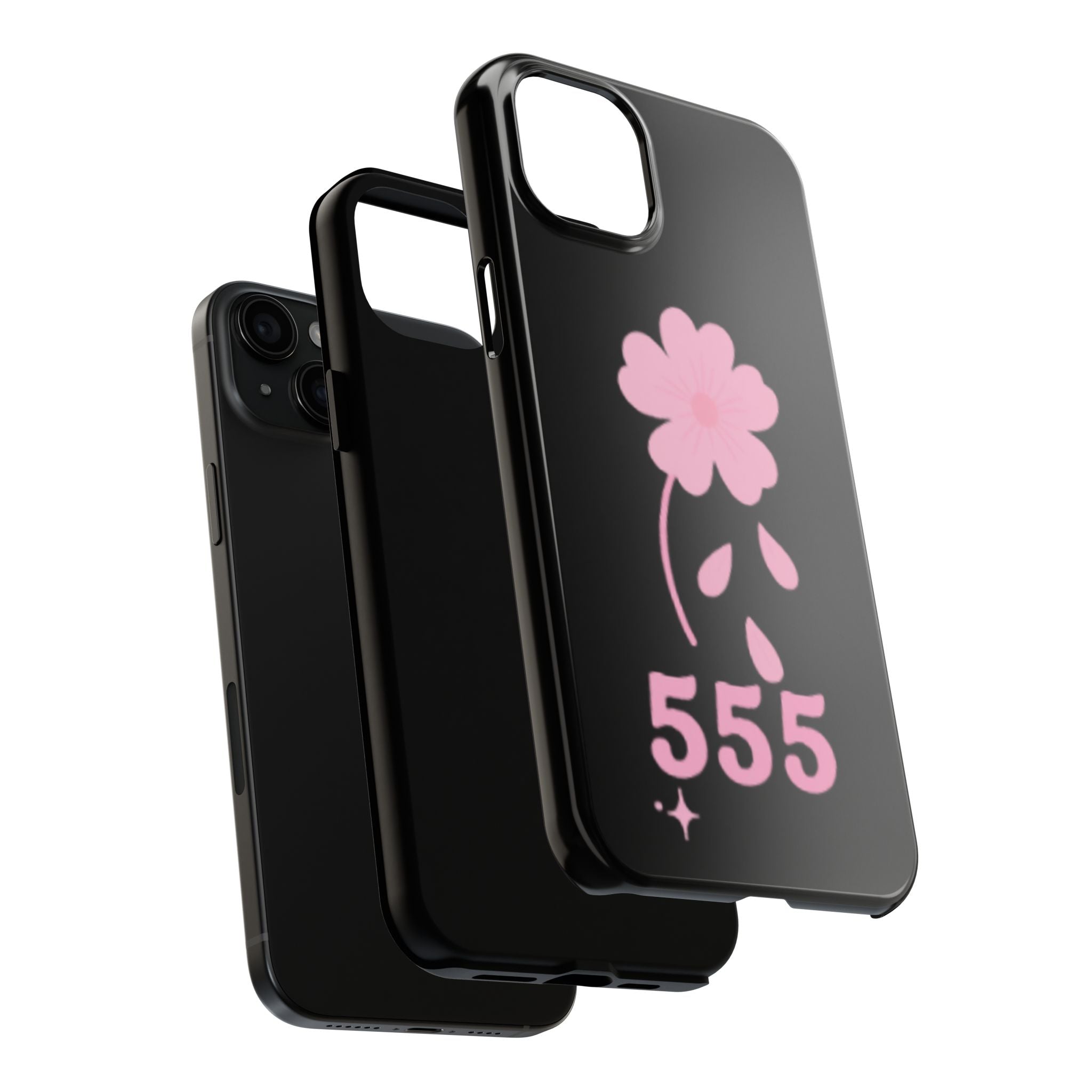 Black & Pink 555 Phone Case